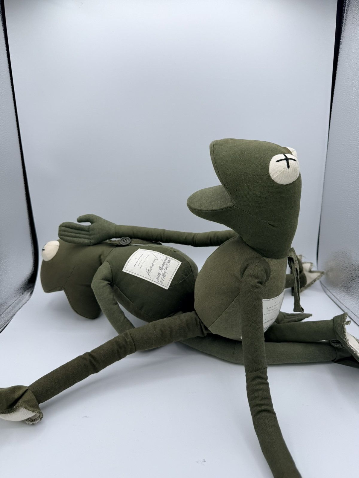 READYMADE READYMADE Frogman plushy’s set of 2 Size ONE SIZE - 1 Thumbnail