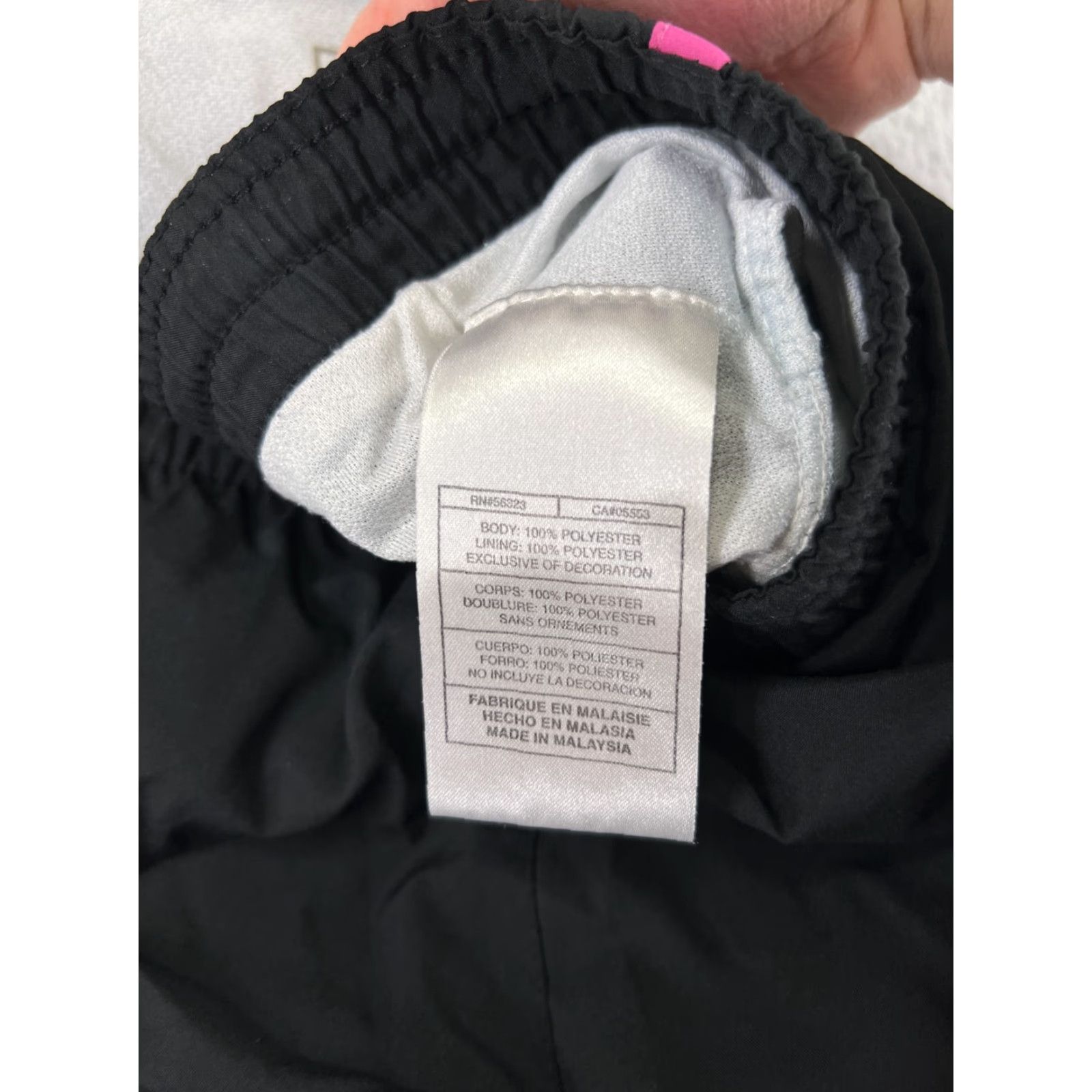 Nike Nike Shorts Womens Medium Black Pink Running Jogging 100% Polyester Swoosh Lined Size 32" / US 10 / IT 46 - 4 Thumbnail