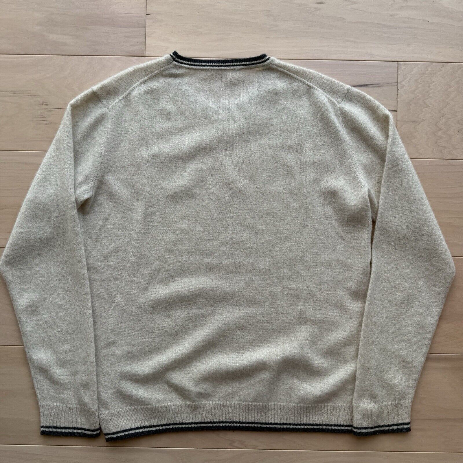Marine Layer Marine Layer Cashmere Sweater L Beige Knit Pullover Casual Size US L / EU 52-54 / 3 - 8 Thumbnail