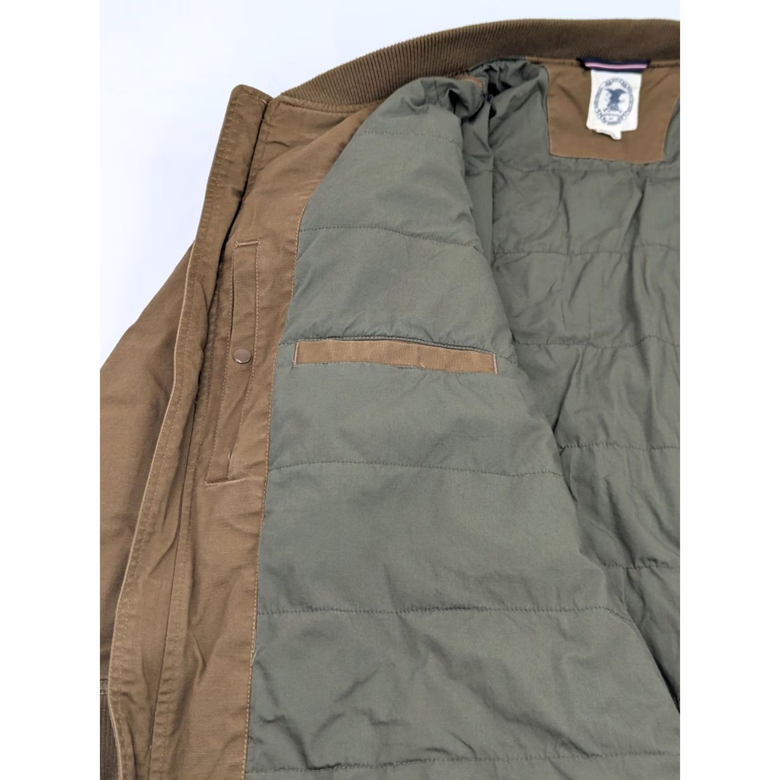 Vintage NRA Bomber Jacket Category: Jacket 3XL Men Brown Canvas Insulated Concealed Carry Vintage Tag 90s 2000s Oversight: 3XXX Size US XXL / EU 58 / 5 - 4 Thumbnail