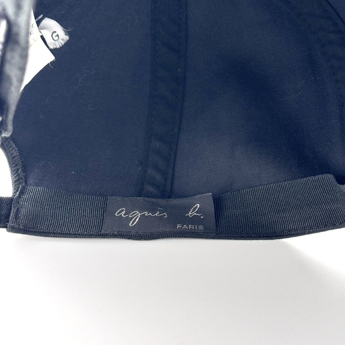 agnes b. agnès b. Paris Black Cap Made in France Vintage Size ONE SIZE - 7 Thumbnail