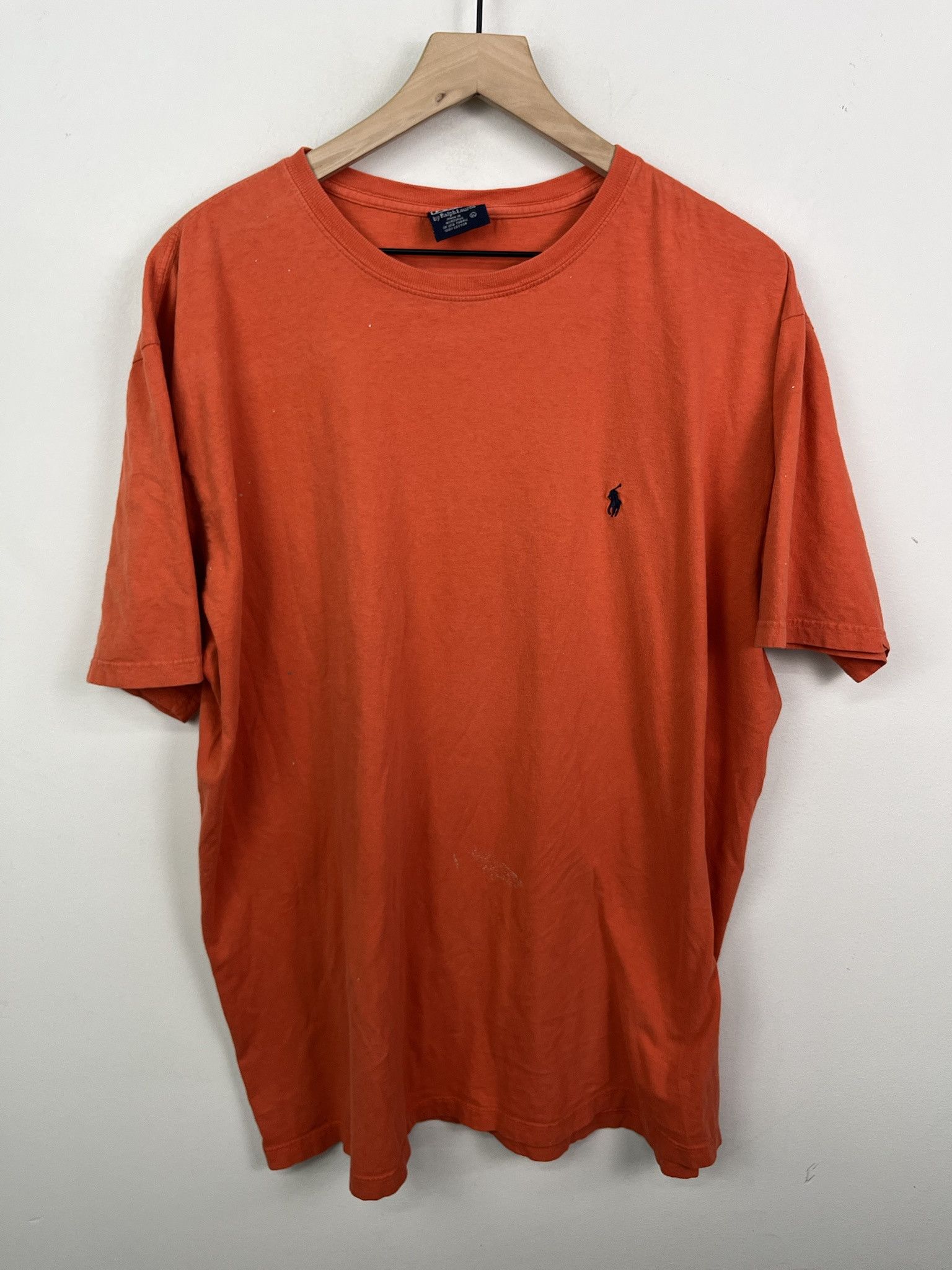 Vintage Vintage Polo Ralph Lauren Chest Hit T Shirt Size XL Size US XL / EU 56 / 4 - 1 Thumbnail