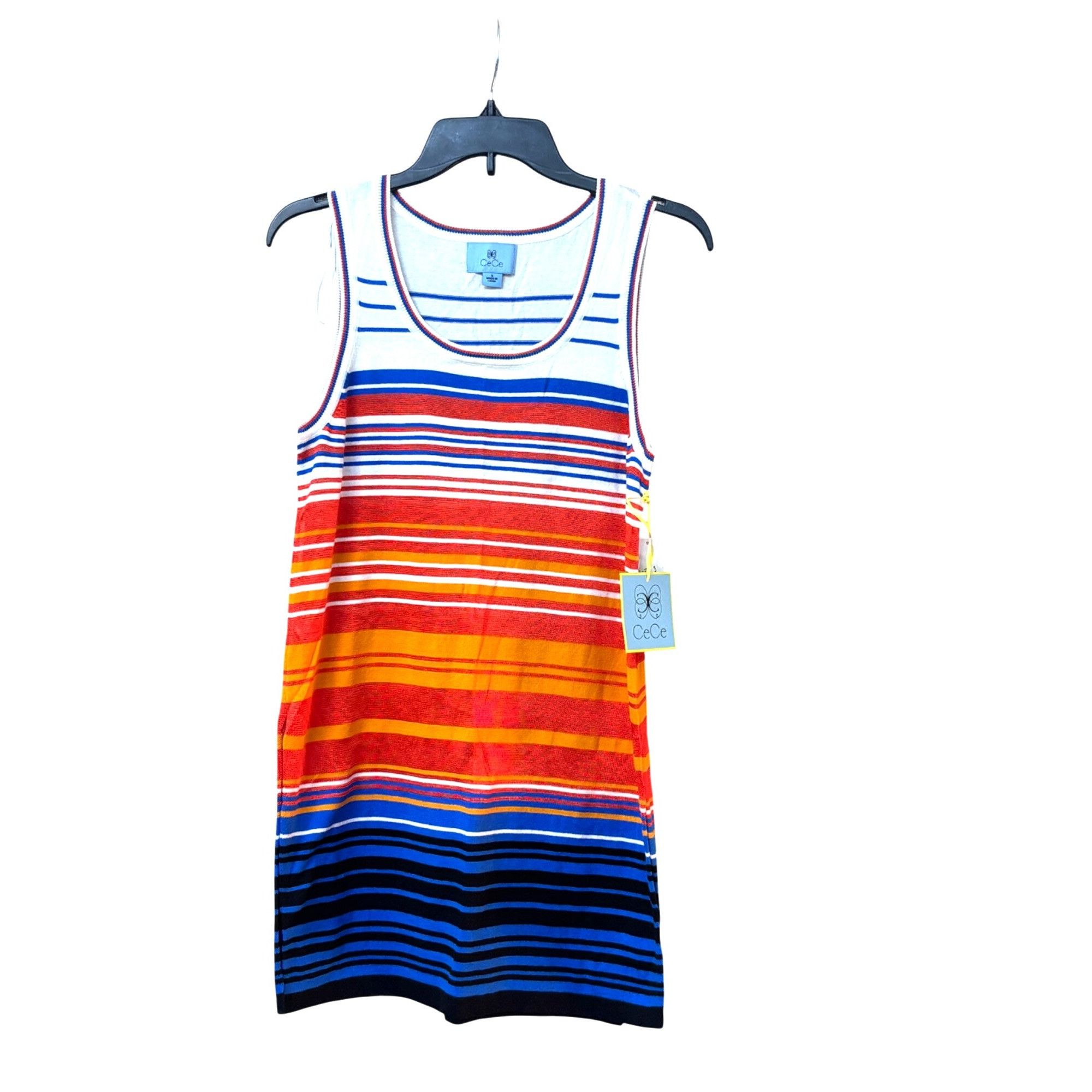 Other CeCe by Cynthia Steffe Sleeveless Striped Sweater Tunic, Sp Size S / US 4 / IT 40 - 8 Thumbnail