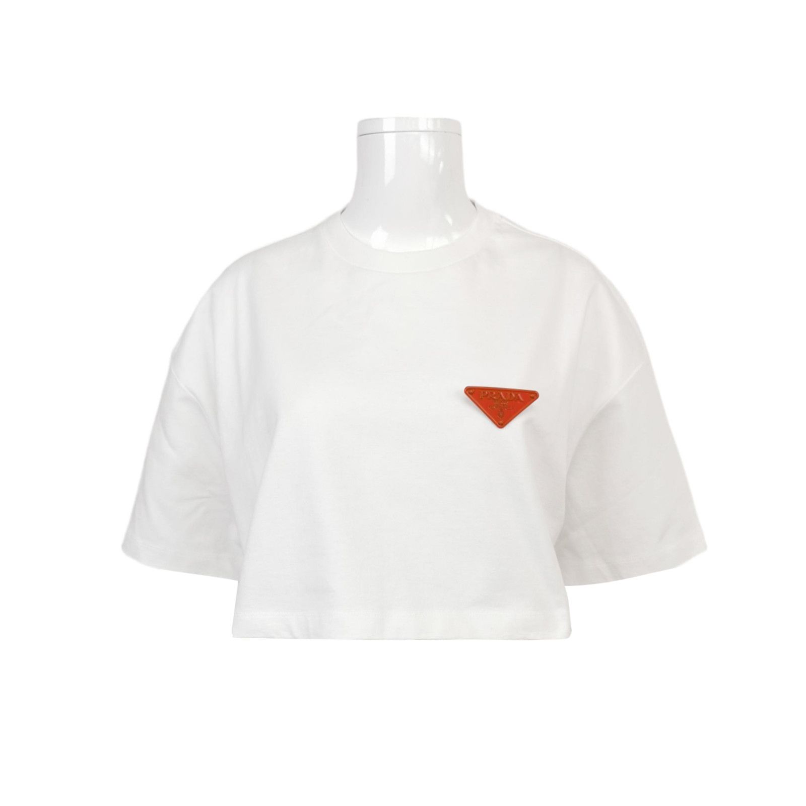 Prada Prada Triangle Logo T-Shirt S Size S / US 4 / IT 40 - 1 Thumbnail