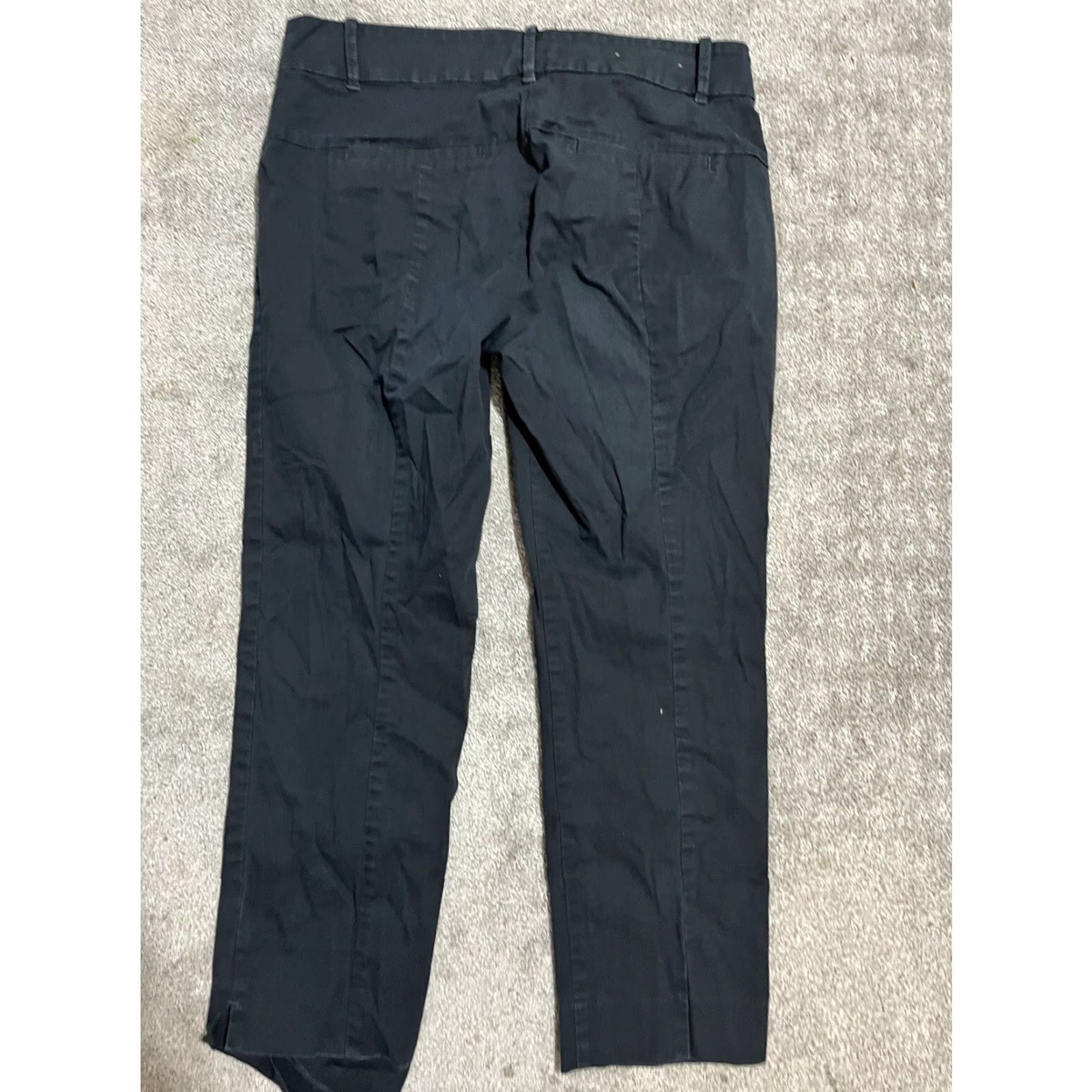Ann Taylor Ann Taylor Pants Women Black Size 4 Devin Fit Mid Rise Stretch Chino Ankle Crop Size 27" / US 4 / IT 40 - 2 Thumbnail