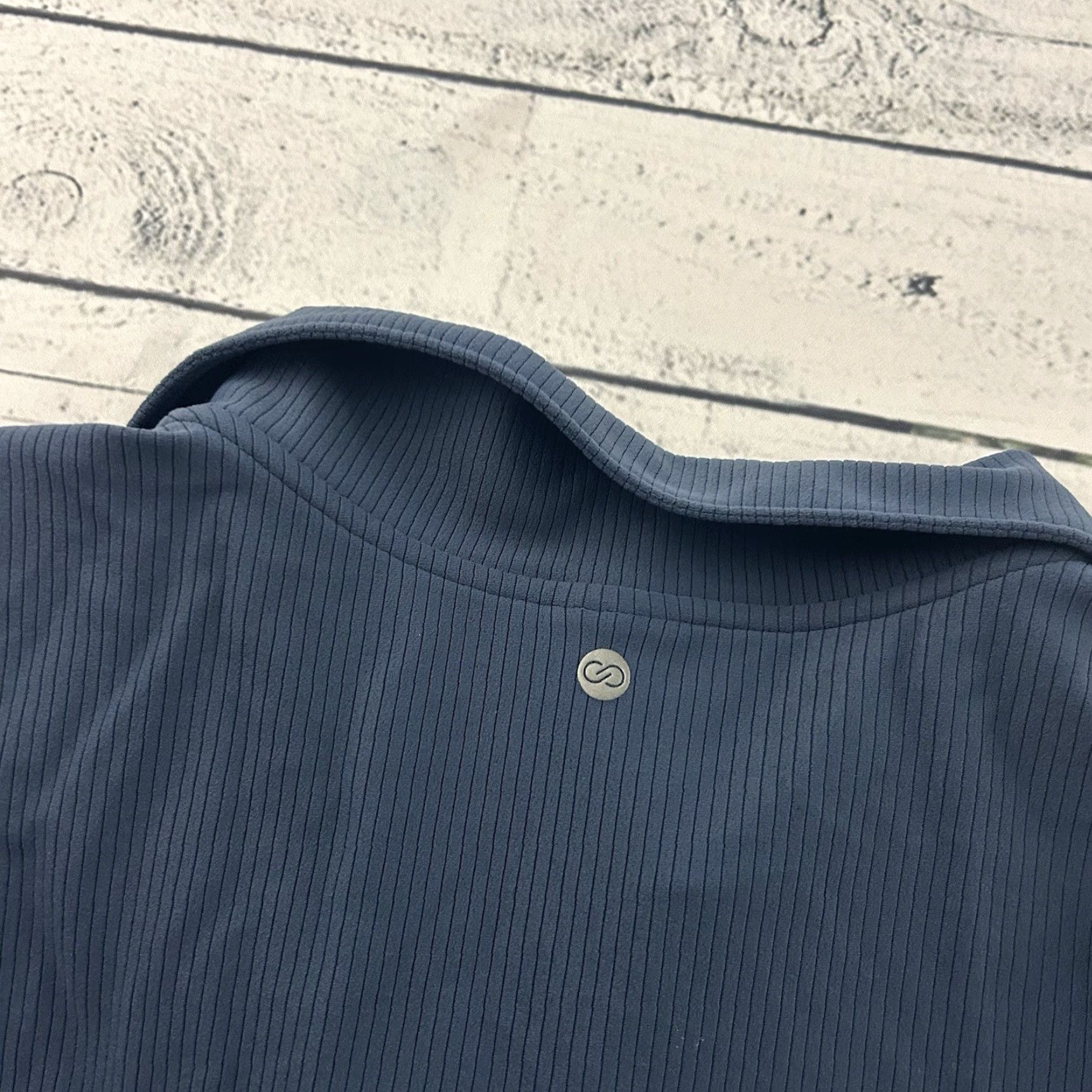 Vintage Calia Carrie Underwood Short Sleeve Ribbed Polo Top Women's 2XL Blue Shirt Polo Casual Womens XS-2XL Size XXL / US 16-18 / IT 52-54 - 5 Thumbnail