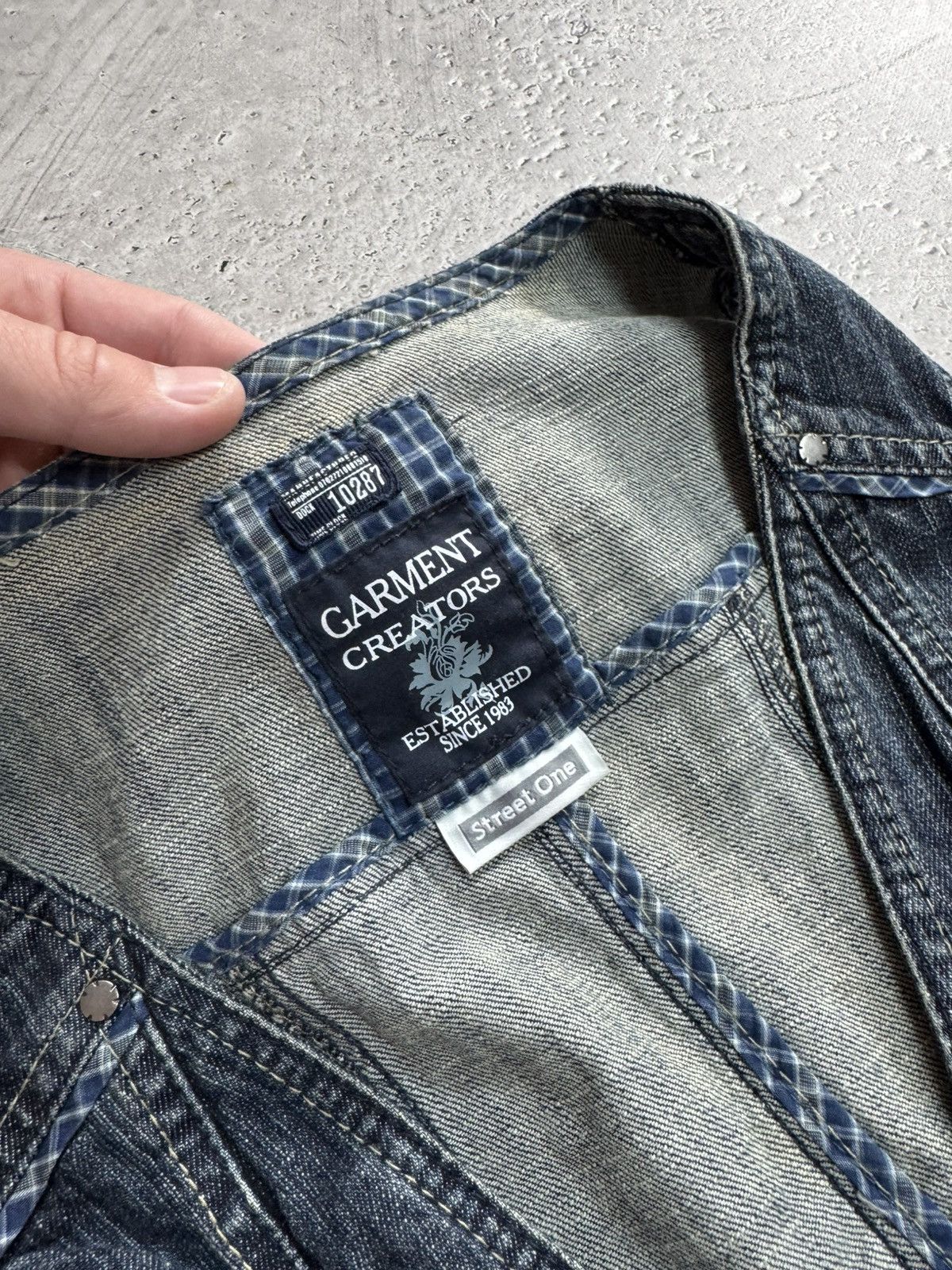 Other Vintage Cropped Denim Vest Women Biker Moto Y2K Blue Jean Size S / US 4 / IT 40 - 7 Thumbnail