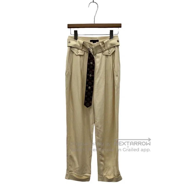 Louis Vuitton Louis Vuitton Belted presbyopic slacks pants Size US 36 / EU 52 - 1 Thumbnail