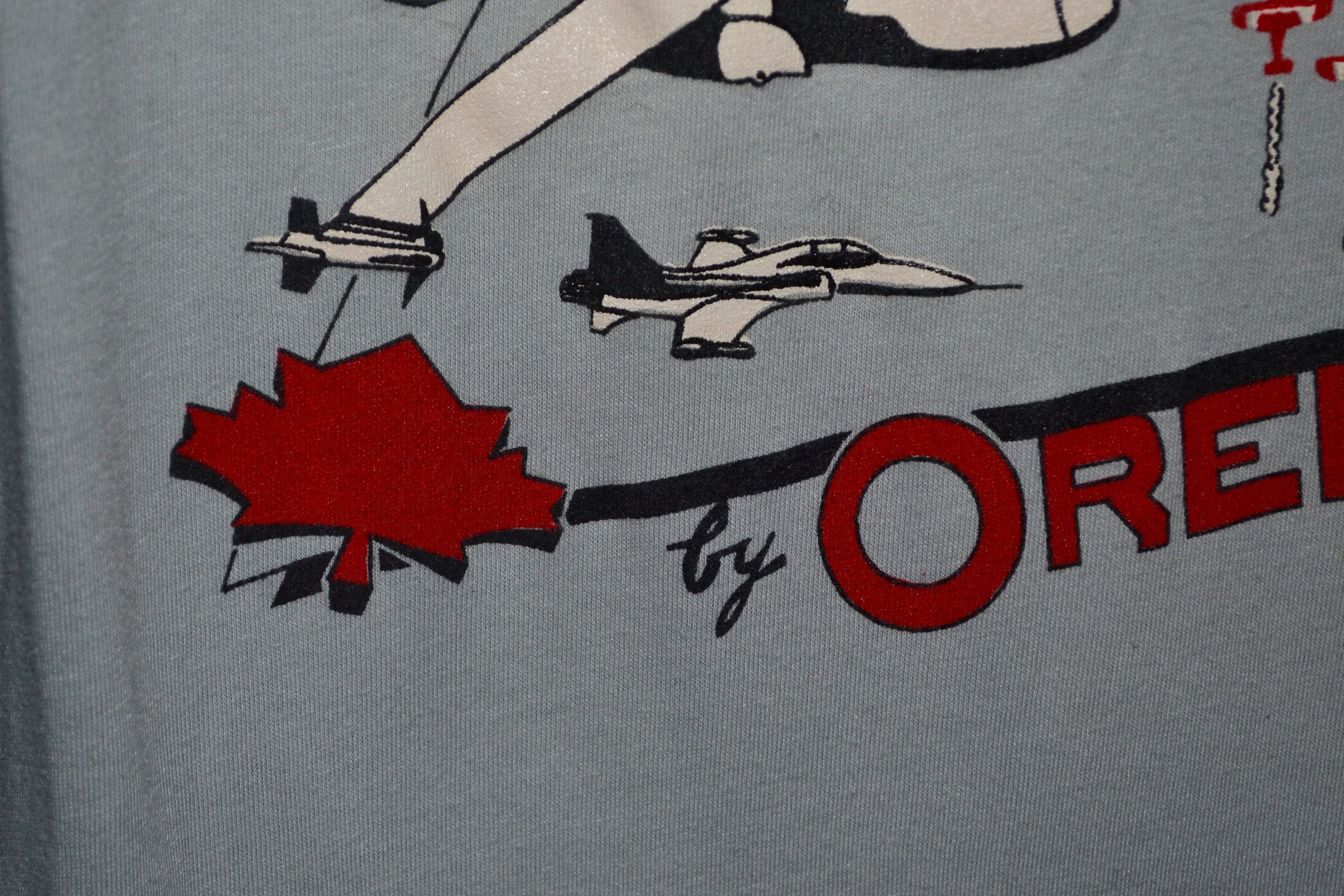 Vintage Vintage Orenda Snowbirds T-shirt Military Plane S XL 80s Size US XS / EU 42 / 0 - 6 Thumbnail