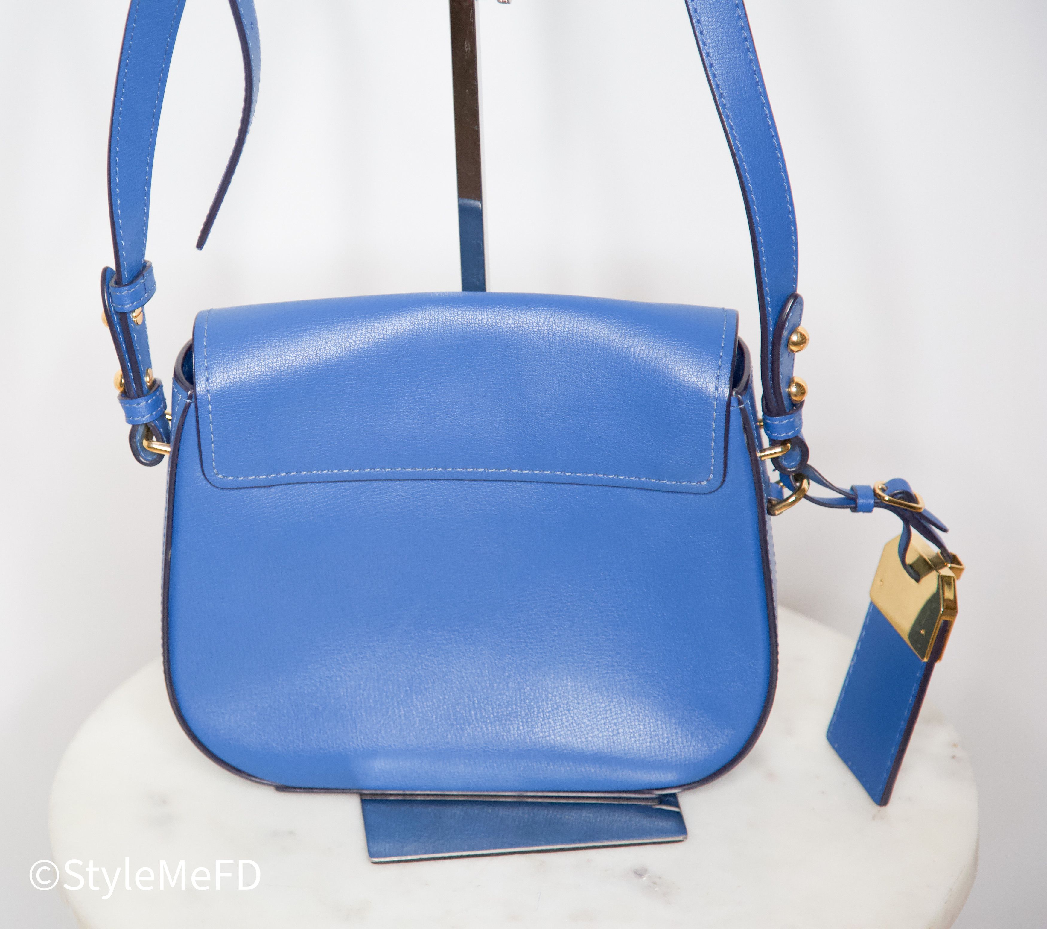 Marc Jacobs Marc Jacobs “Mini Rider” Saddle Cross Body Bag in Blue Size ONE SIZE - 3 Thumbnail