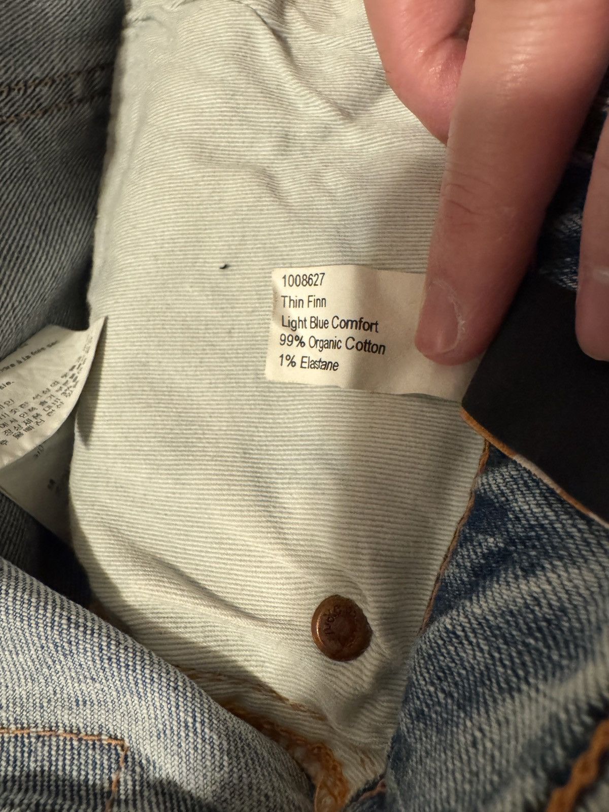 Nudie Jeans Nudie Jeans Thin Finn Light Wash Jeans Size US 28 / EU 44 - 5 Thumbnail