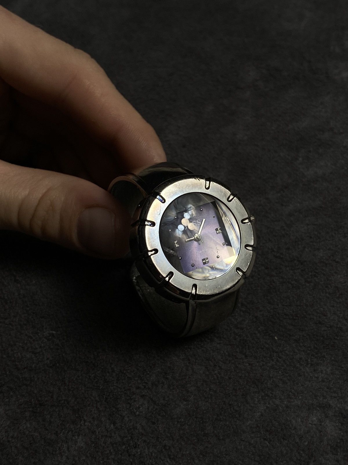 Jewelry × Vintage Work 100% Futuristic Japanese Vintage Bracelet Timepiece Size ONE SIZE - 3 Thumbnail