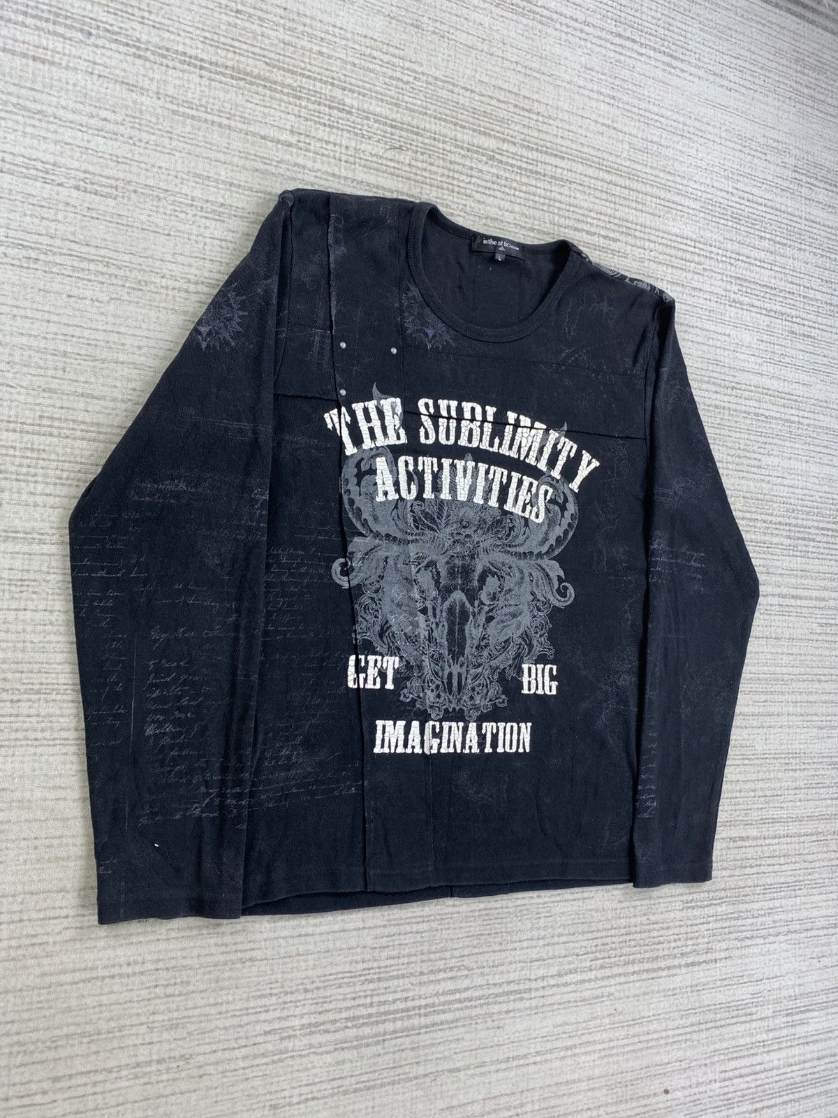 If Six Was Nine × Vintage Vintage In The Attic Homme Poem Printed Punk Longsleeve Tshi Size US M / EU 48-50 / 2 - 3 Thumbnail
