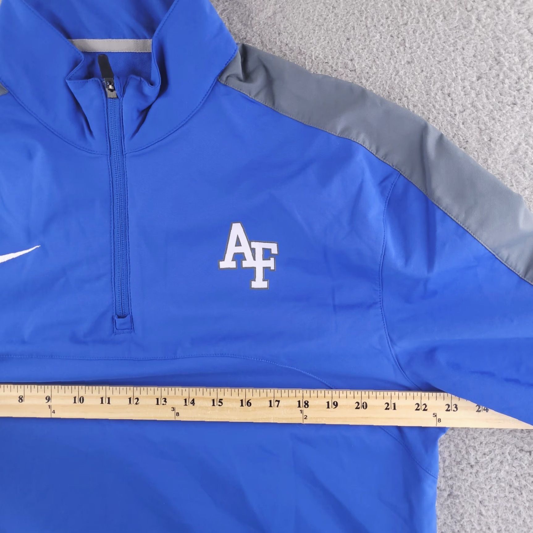 Nike Nike Jacket Mens Medium Blue Track Windbreaker Air Force Swimming Warm Up Size US M / EU 48-50 / 2 - 5 Thumbnail