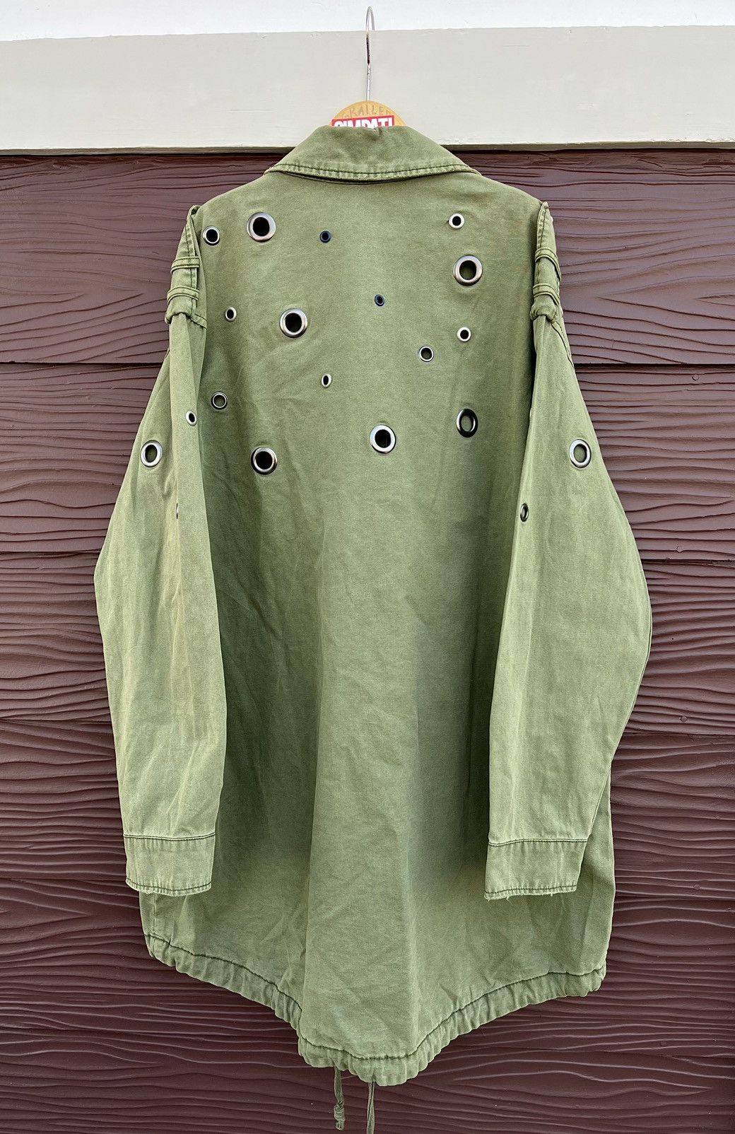 Zara Vintage Zara Distressed Canvas Parca Jakcet Size US L / EU 52-54 / 3 - 4 Thumbnail