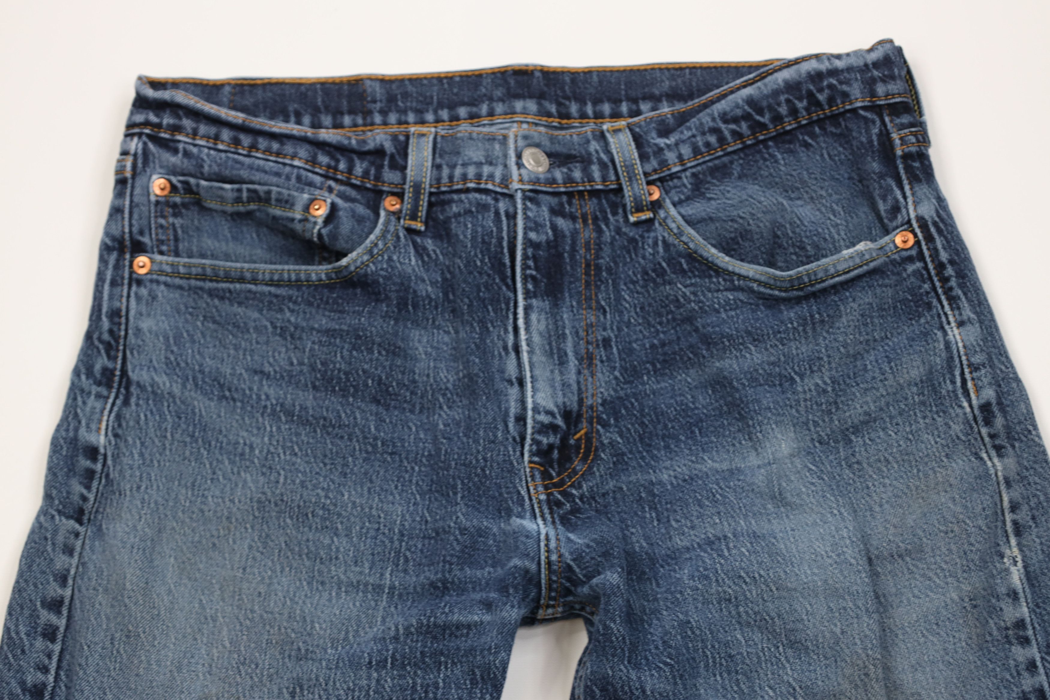 Levi's Vintage Y2K Levis 505 Regular Straight Leg Denim Jeans Size US 34 / EU 50 - 2 Thumbnail