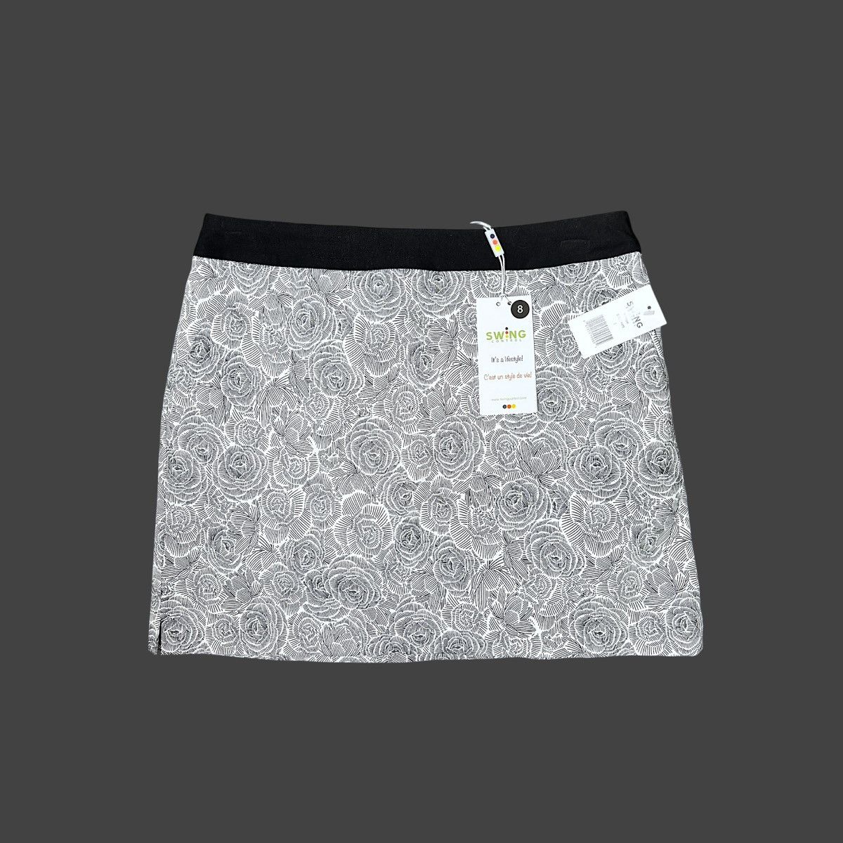 Other Swing Control Women’s Rose Print Stretch Skort Sz 8 / M Size 30" / US 8 / IT 44 - 8 Thumbnail