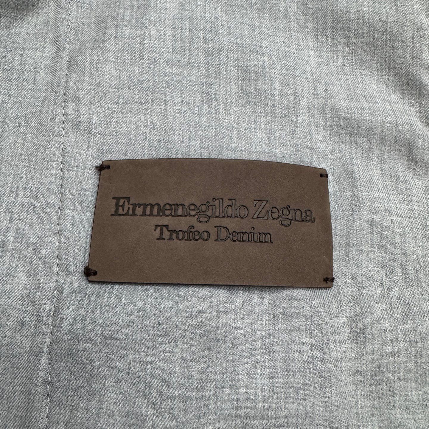 Ermenegildo Zegna Zegna Wool Shirt 48 (99 New, Slight Dirt) Size US M / EU 48-50 / 2 - 3 Thumbnail