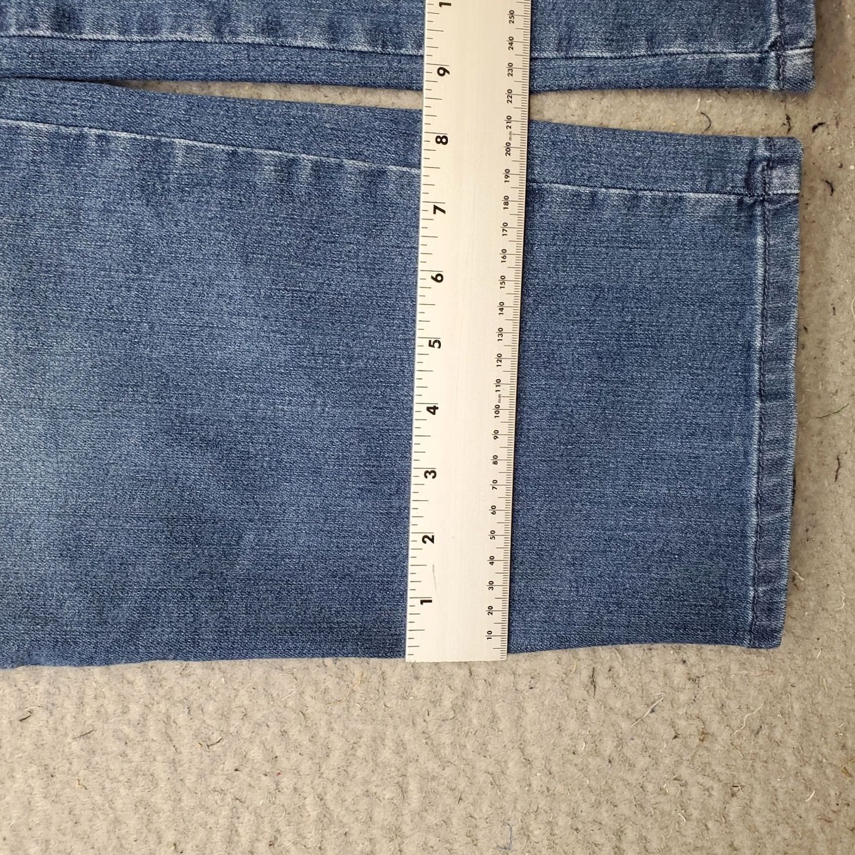 Gloria Vanderbilt Gloria Vanderbilt Amanda Jeans Womens 12 Blue Denim Stretch Classic Tapered Leg Size 34" / US 12 / IT 48 - 5 Thumbnail