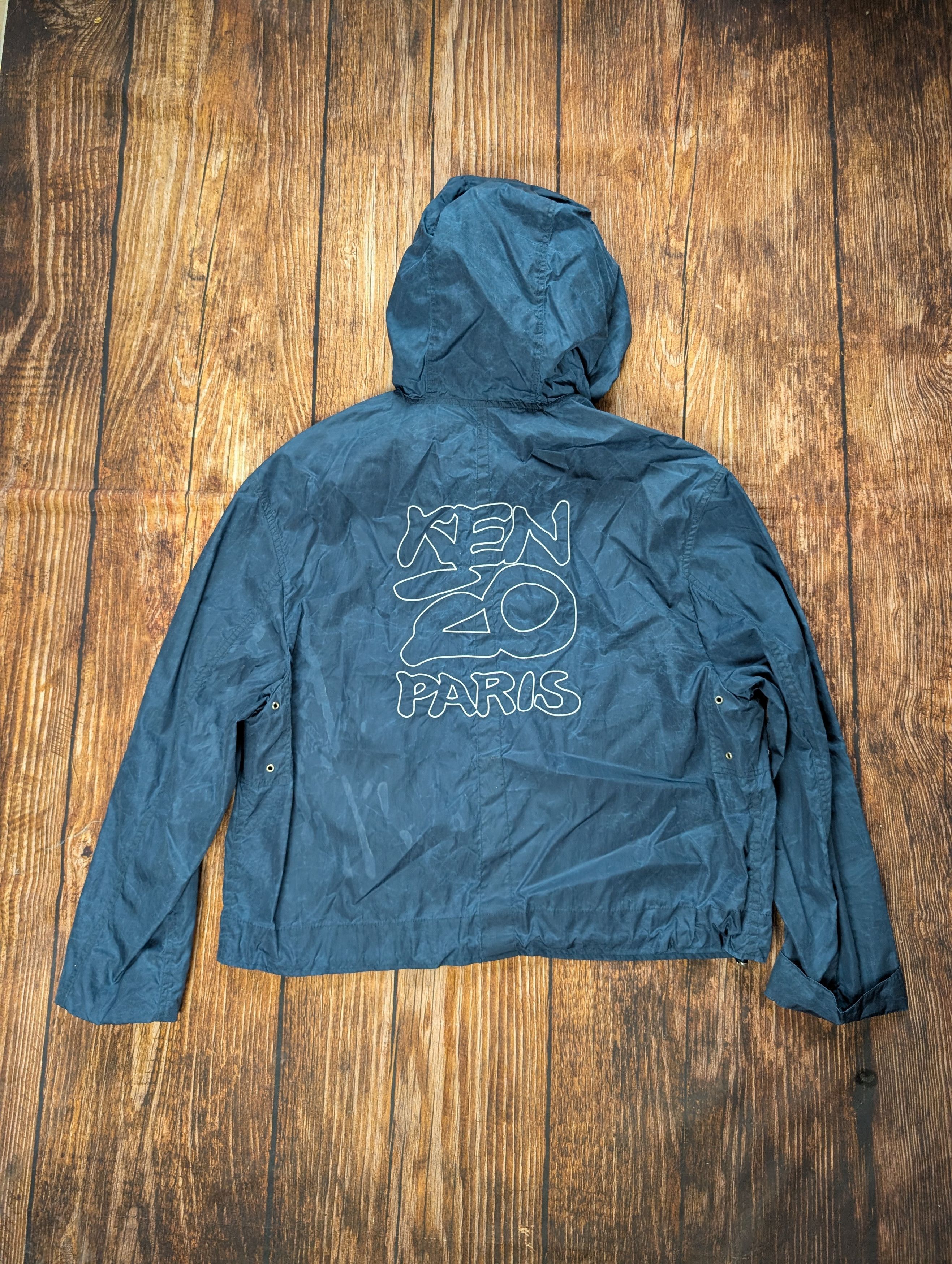 Kenzo Navy Kenzo Paris boxy mid summer hoodie jacket Size US M / EU 48-50 / 2 - 1 Thumbnail