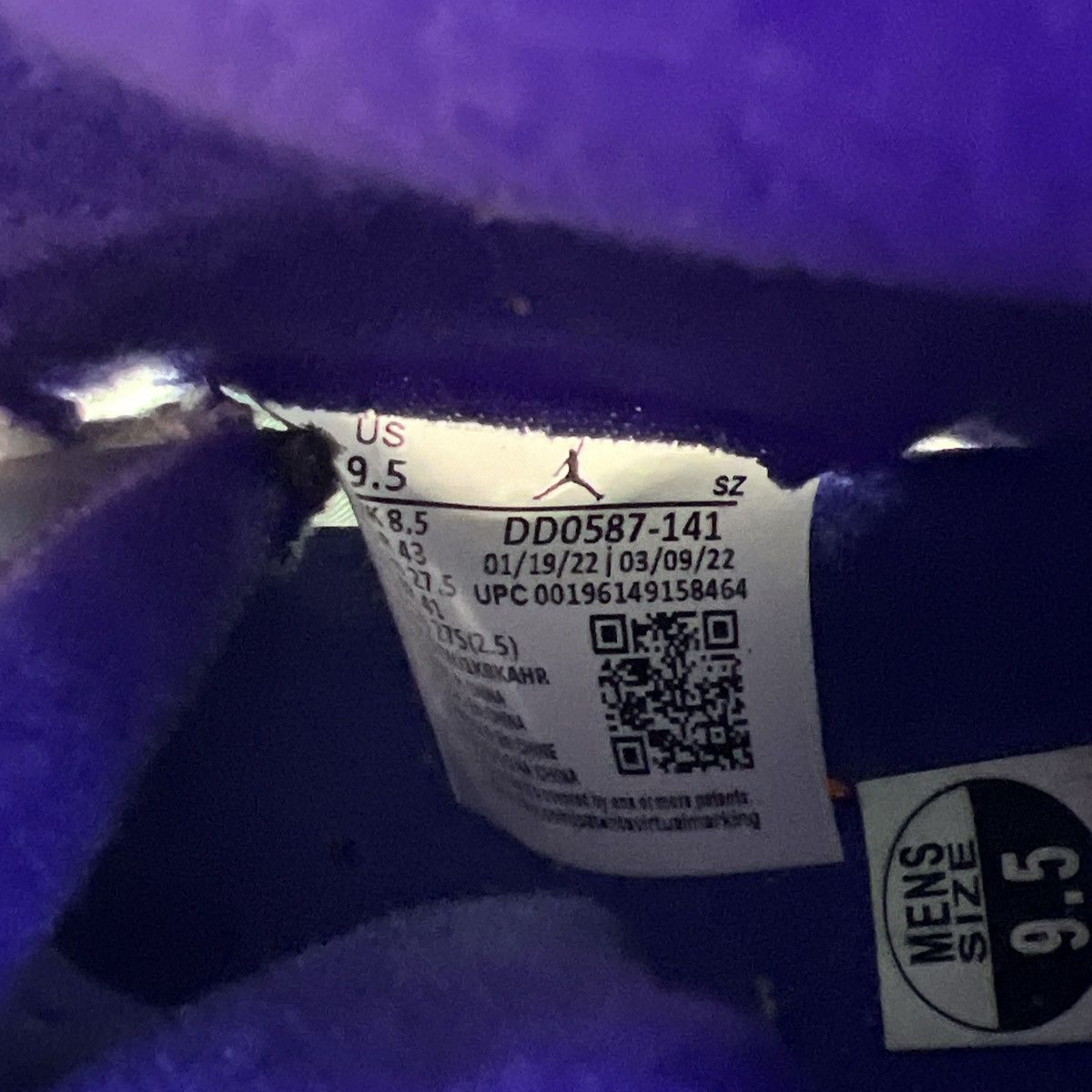 Jordan Brand Air Jordan 5 concord Size US 9.5 / EU 42-43 - 9 Thumbnail
