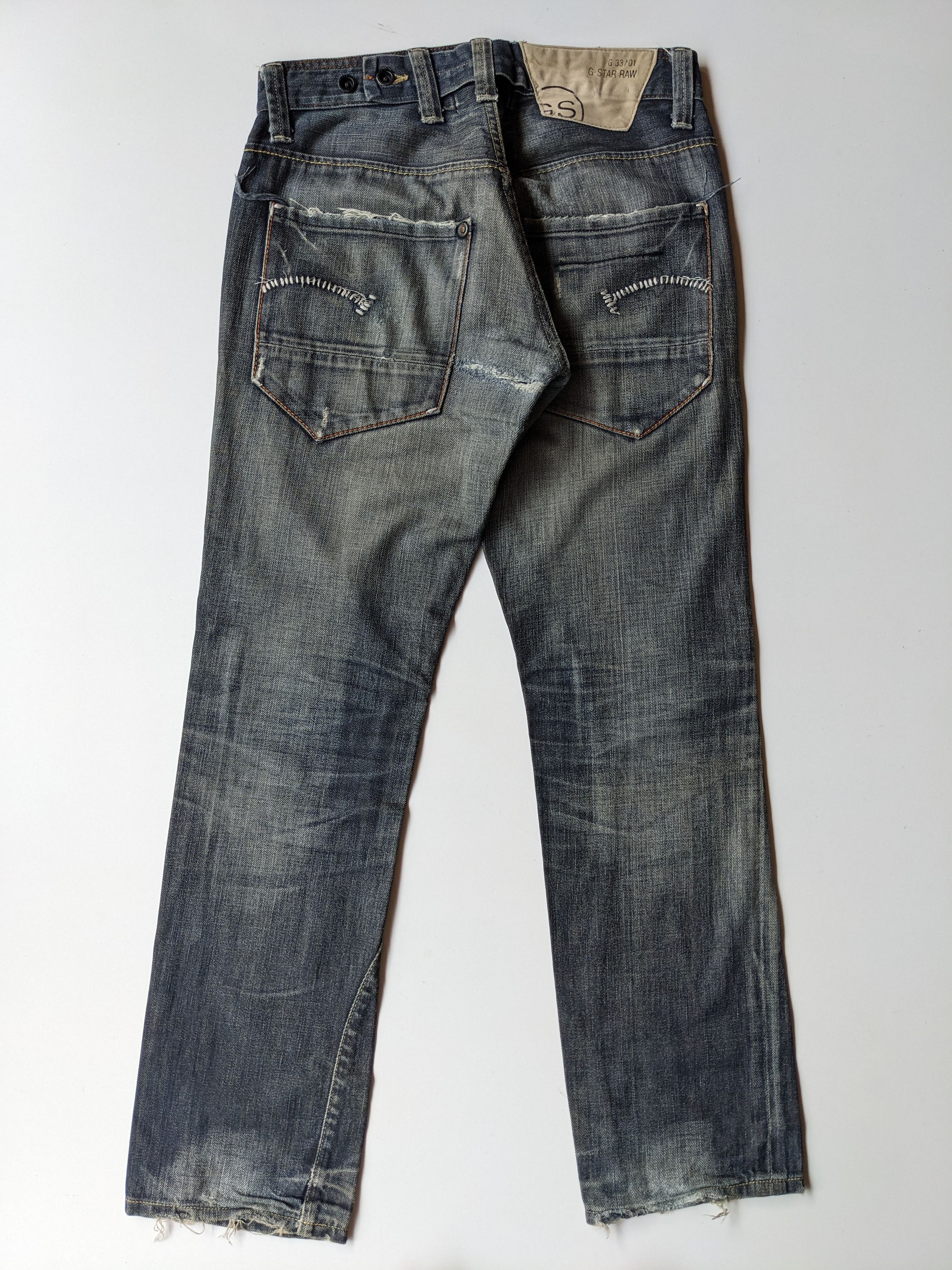 G-Star G Star Raw G 33/01 faded jeans Size US 32 / EU 48 - 2 Thumbnail