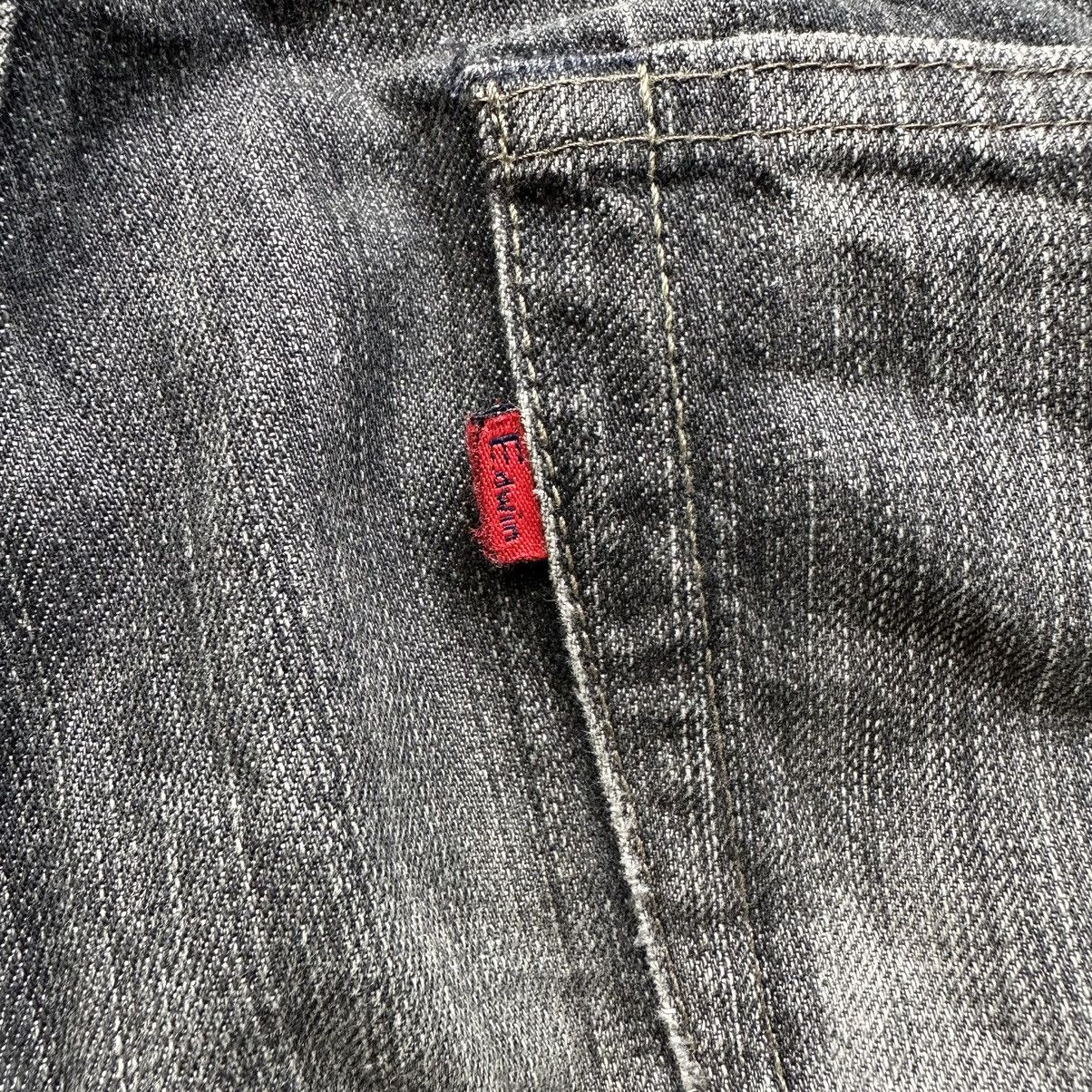 Edwin × Jean × Vintage Vintage Black Edwin Faded Distressed Denim Jean Pant W28 Size US 28 / EU 44 - 13 Thumbnail