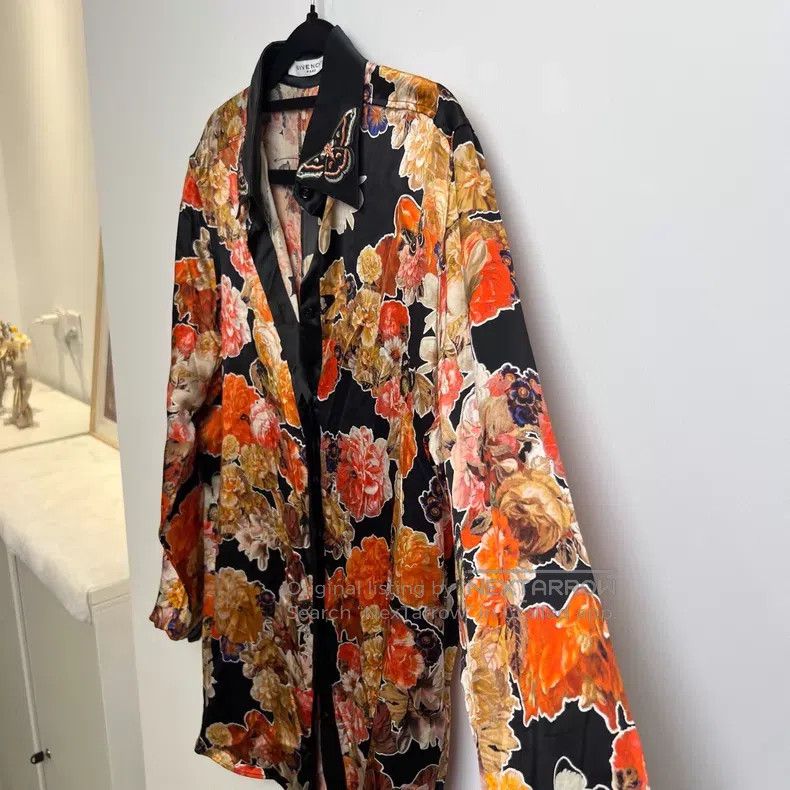 Givenchy Givenchy Silk floral butterfly blouse Size XS / US 0-2 / IT 36-38 - 3 Thumbnail