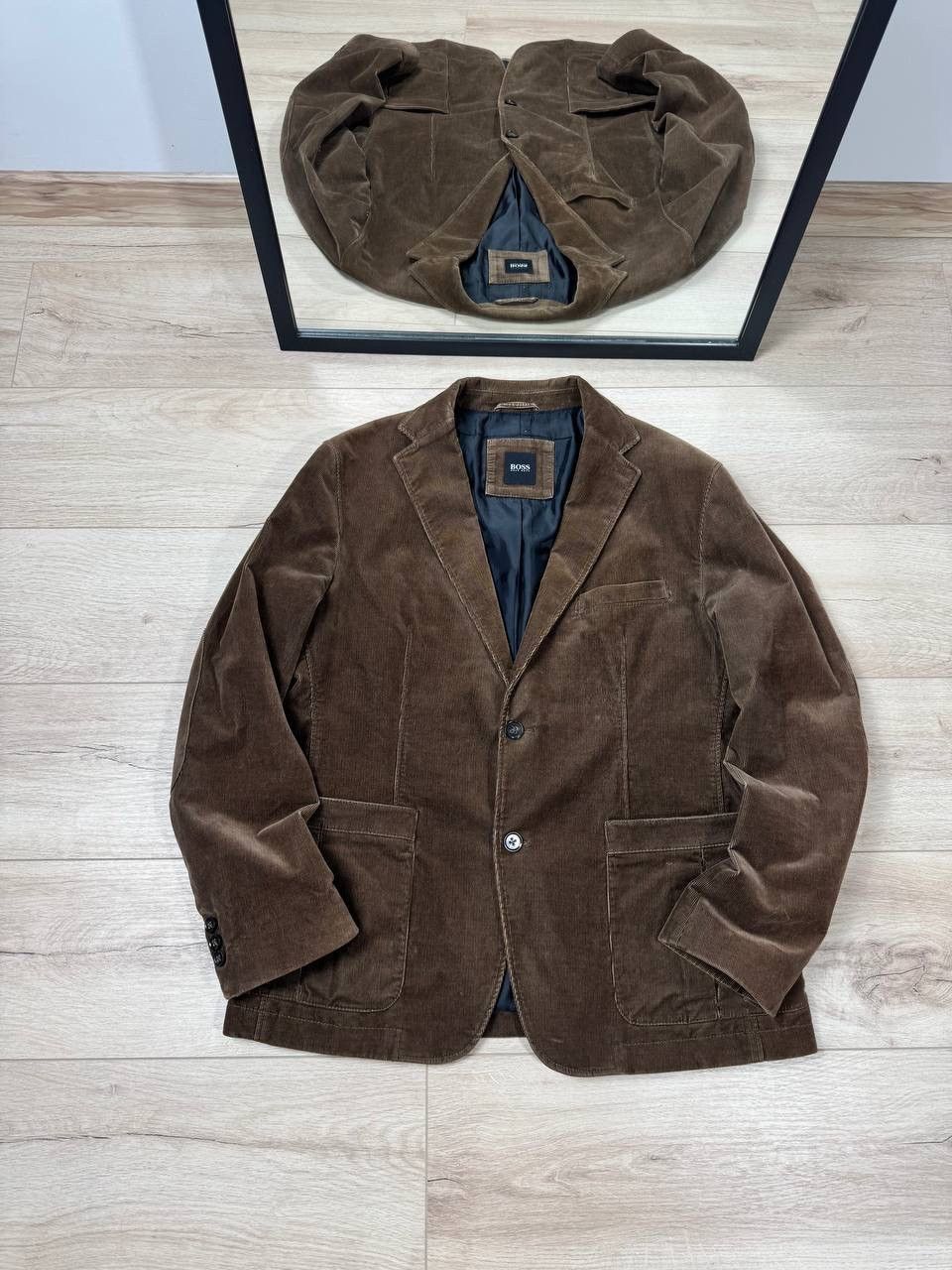 Hugo Boss Hugo Boss Brown Corduroy Blazer Jacket Size IT50 Size 40L - 1 Thumbnail
