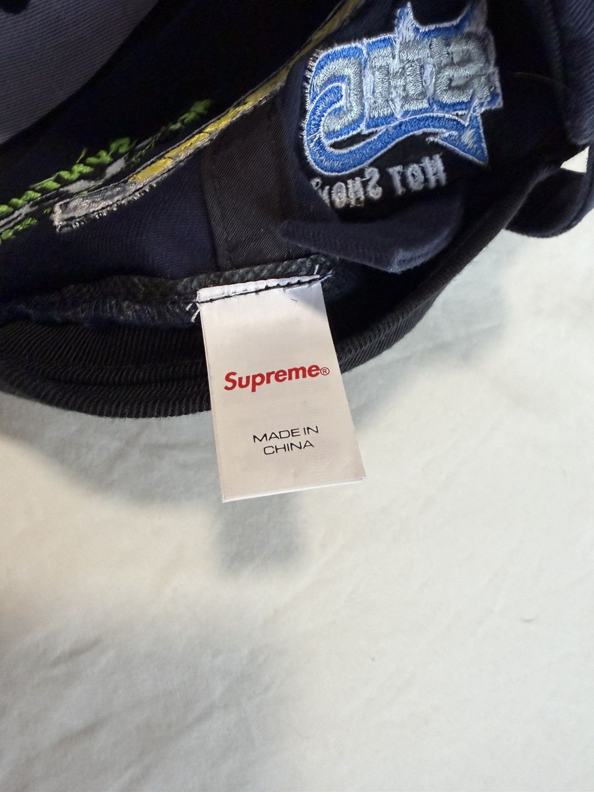 Supreme Supreme Racing Team 6-Panel Cap Navy Size ONE SIZE - 5 Thumbnail