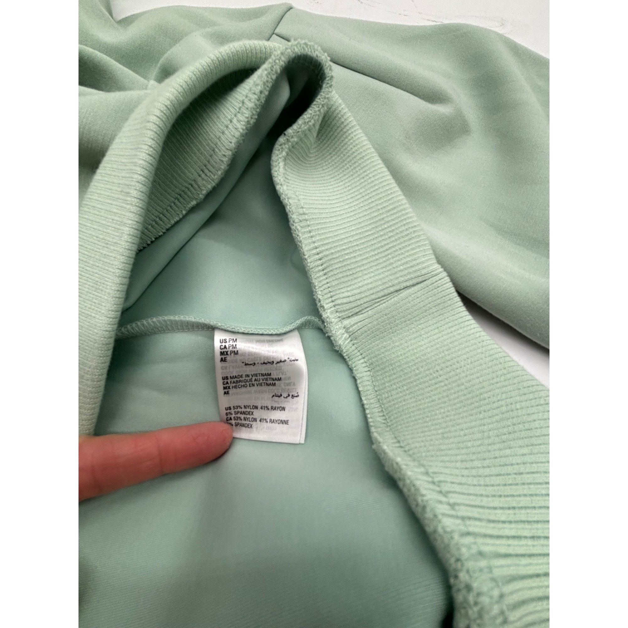 Alfani Alfani Petite Scuba Balloon-Sleeve Hoodie, Aqua Foam, Sz. Size ONE SIZE - 8 Thumbnail
