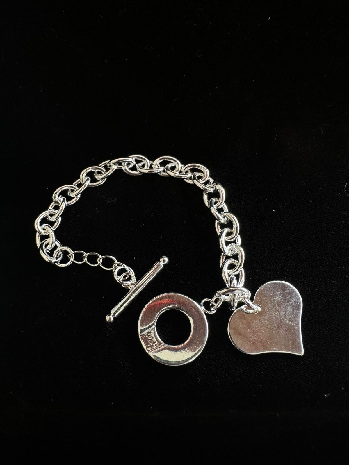 Other 925 Sterling silver heart bracelet Size ONE SIZE - 1 Preview
