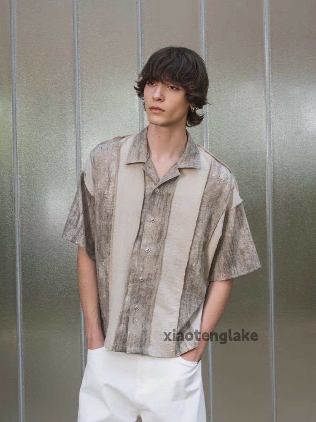 Vintage Unisex washed faded utility beach party aloha y2k shirt Size US M / EU 48-50 / 2 - 1 Thumbnail