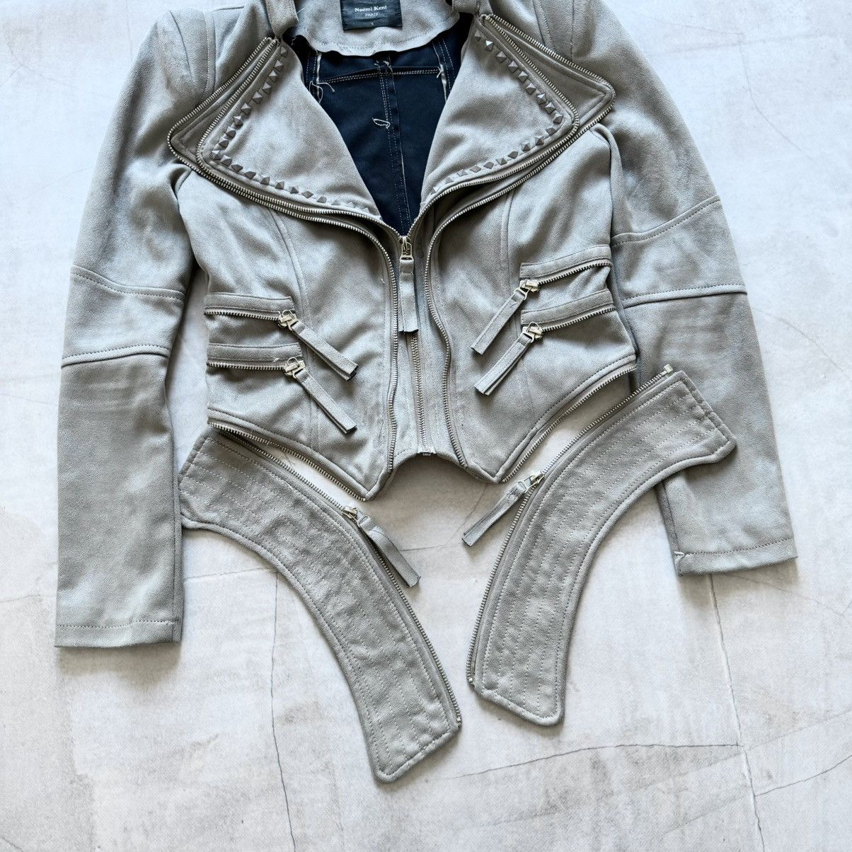 Hysteric Glamour × Undercover 00s Military Zipper Jacket Japan Napoleon Rick Owens Vibe Size S / US 4 / IT 40 - 7 Thumbnail