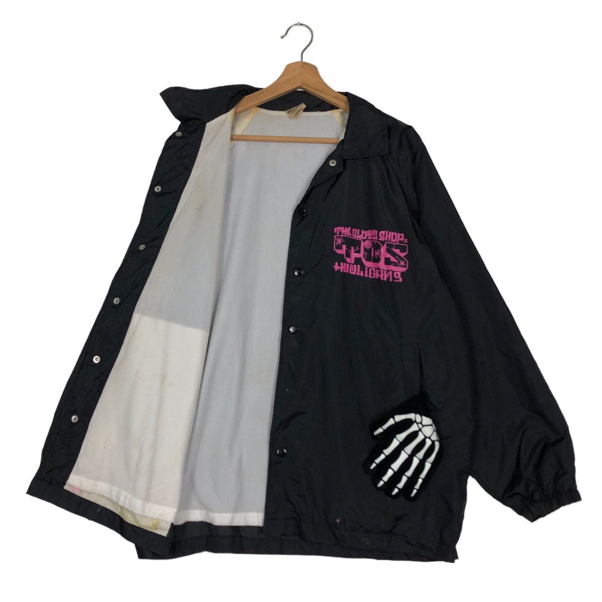 Japanese Brand 🔥90’s Vintage Hooligans Coach Jacket Spell Out Big Logo Size US M / EU 48-50 / 2 - 9 Thumbnail