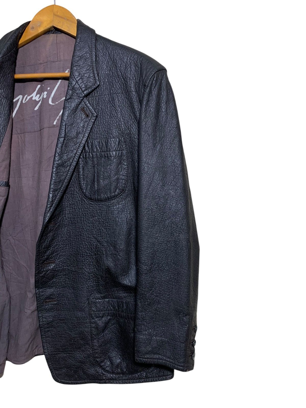 Yohji Yamamoto 🔥RARE VTG AW82 YOHJI YAMAMOTO CAPYBARA LEATHER JACKET Size US M / EU 48-50 / 2 - 2 Thumbnail