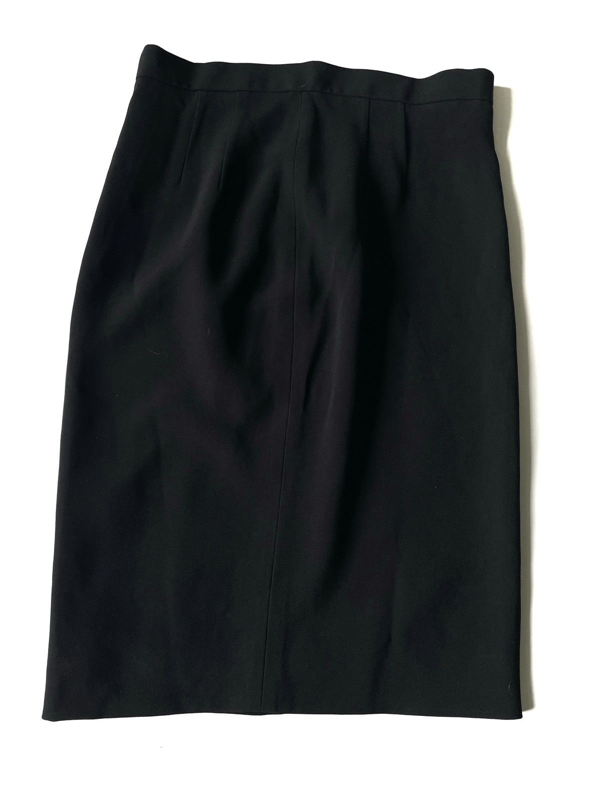 Dolce & Gabbana Dolce & Gabbana Black Viscose & Silk Midi Skirt Print Size M Size 28" / US 6 / IT 42 - 1 Thumbnail