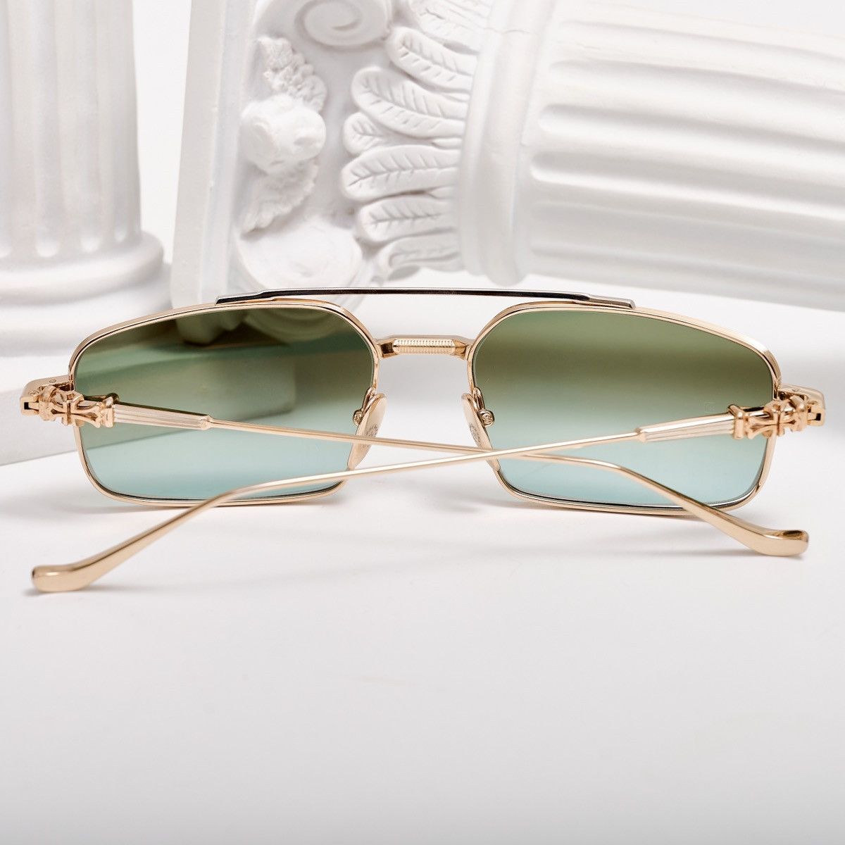 Chrome Hearts CHROME HEARTS LICK'N GOLD PLATED SUNGLASSES Size ONE SIZE - 7 Thumbnail