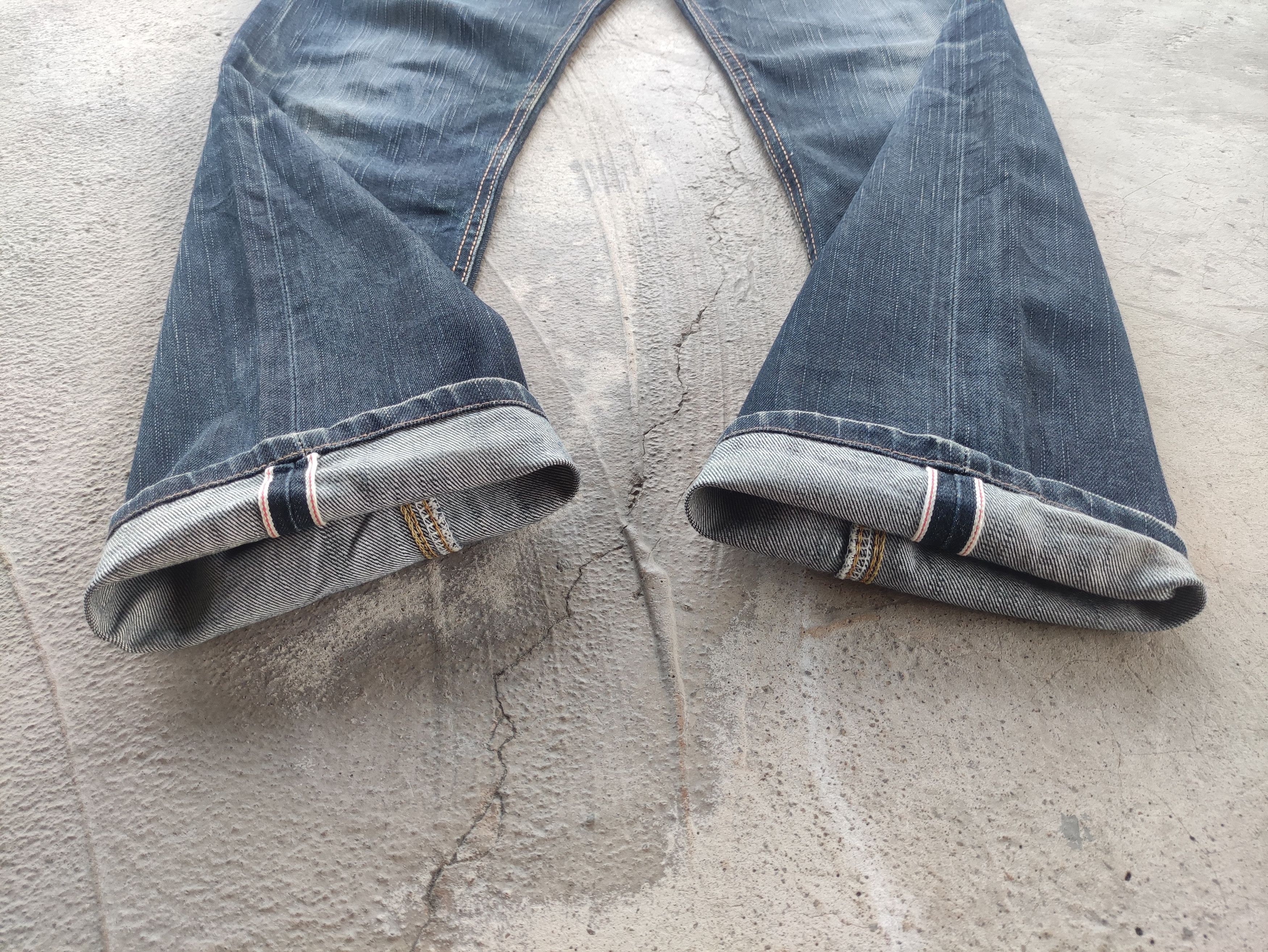 Edwin Vintage Edwin Japan Selvage Distressed Faded Denim Size US 34 / EU 50 - 11 Thumbnail