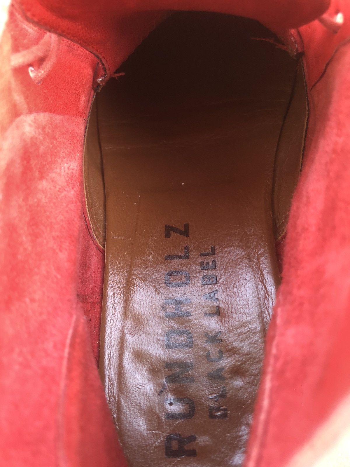 Rundholz Rundholz Red Calfskin Leather Women’s Shoes Size 37 Size US 7 / IT 37 - 14 Thumbnail