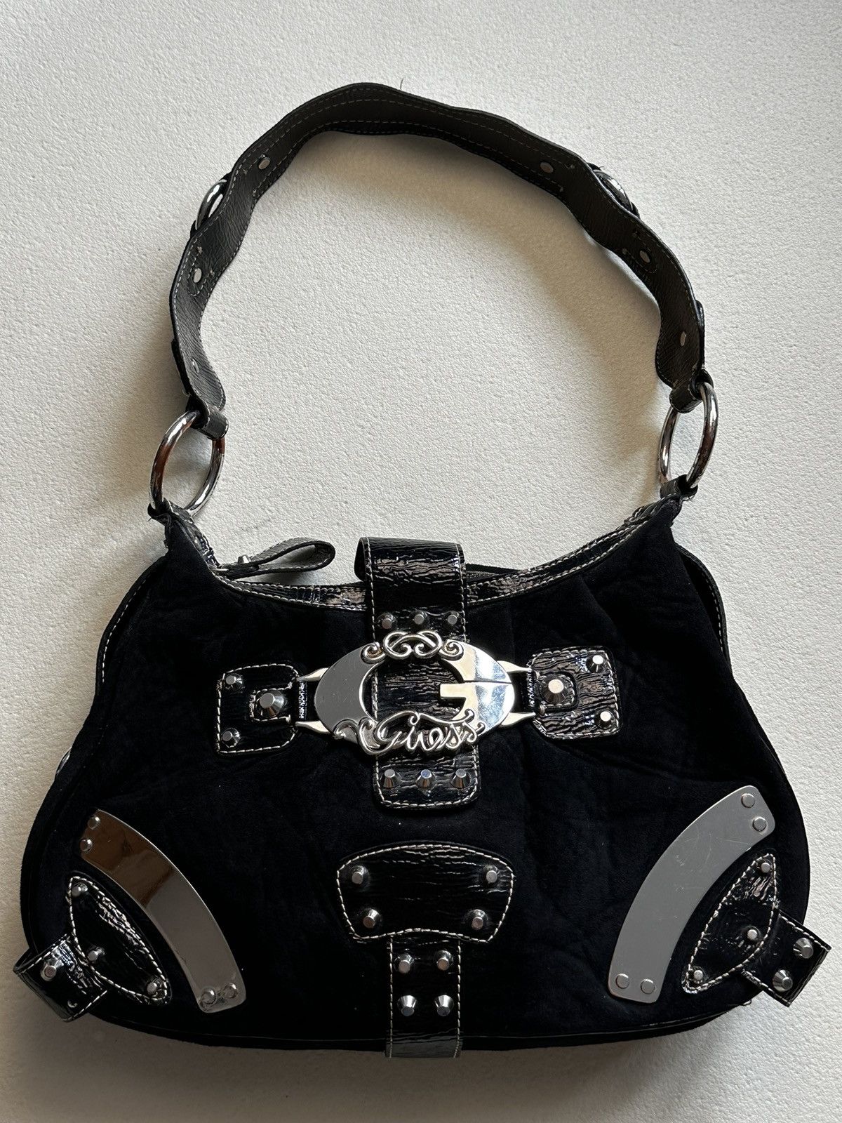 Sac à Main Guess Femme - Blanc Cuir - Style Y2K Été - Neuf Sans étiquette