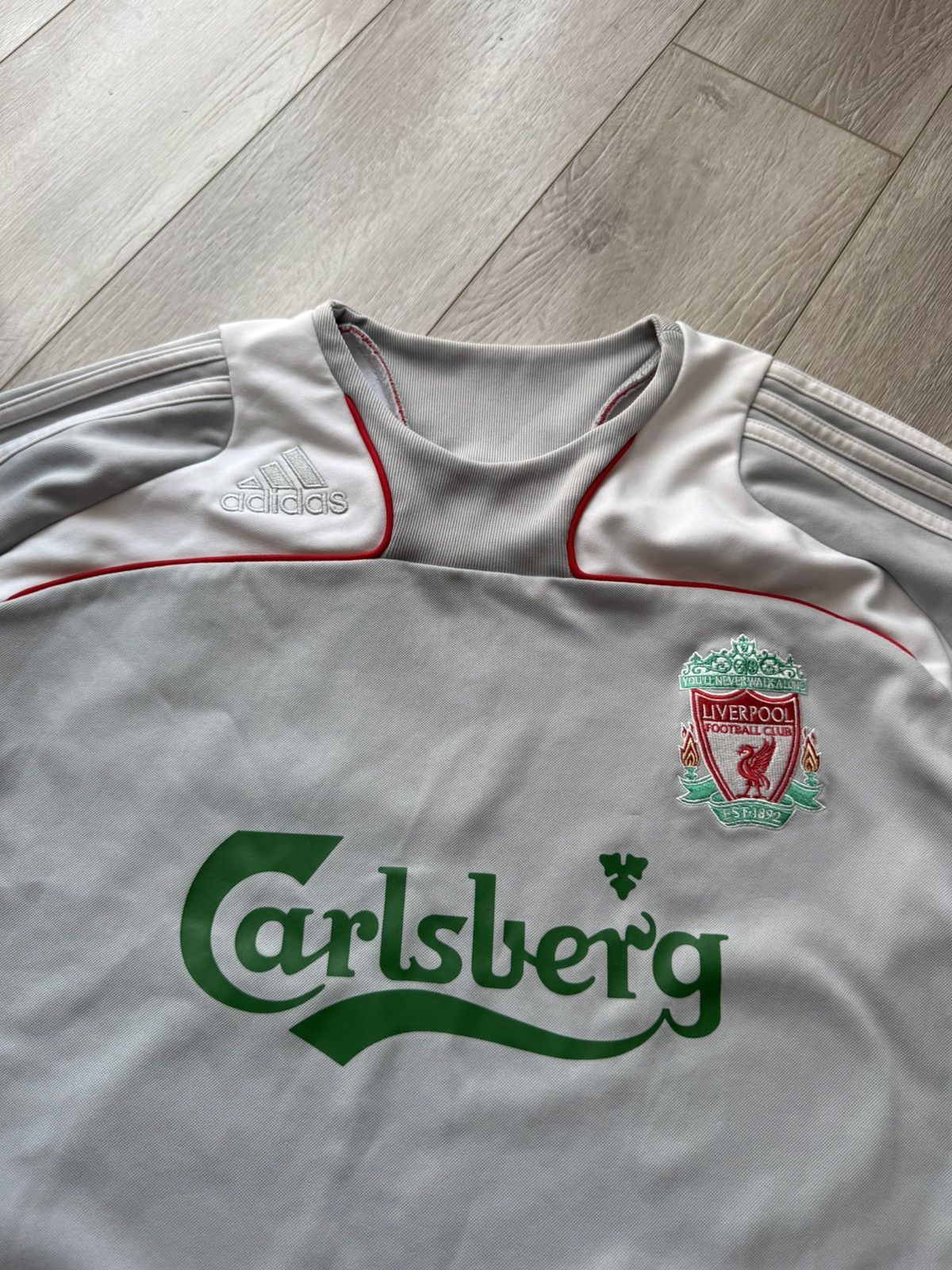 Adidas Vintage Soccer Football Sweatshirt Adidas FC Liverpool Train Size US L / EU 52-54 / 3 - 5 Thumbnail