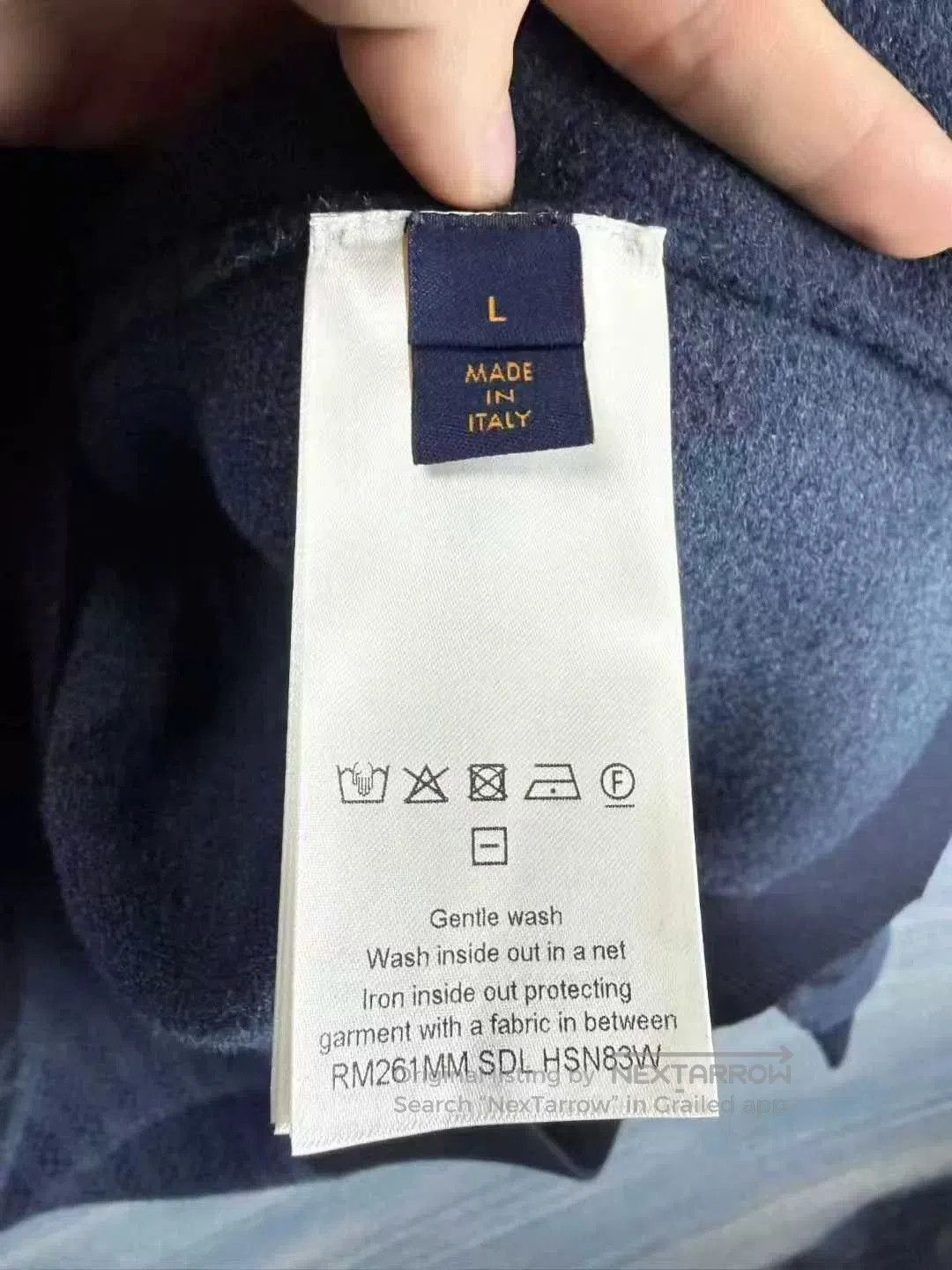 Louis Vuitton louis vuitton blue logo hooded sweatshirt. Size US L / EU 52-54 / 3 - 4 Thumbnail