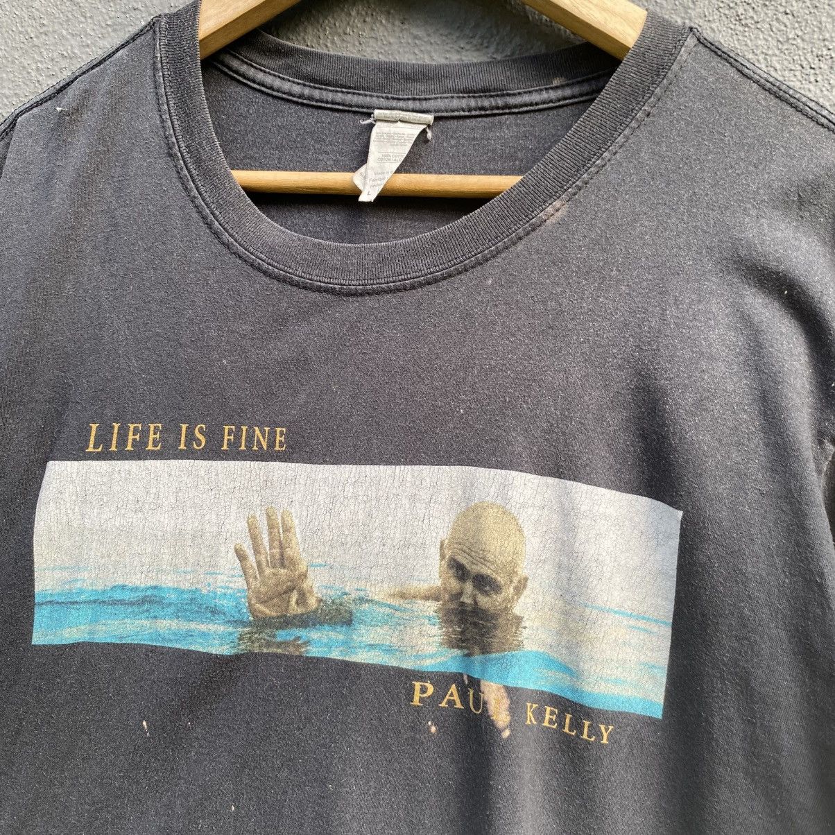 Band Tees Thrashed Faded Pau Kelly Tour Band Tee Size US L / EU 52-54 / 3 - 2 Thumbnail
