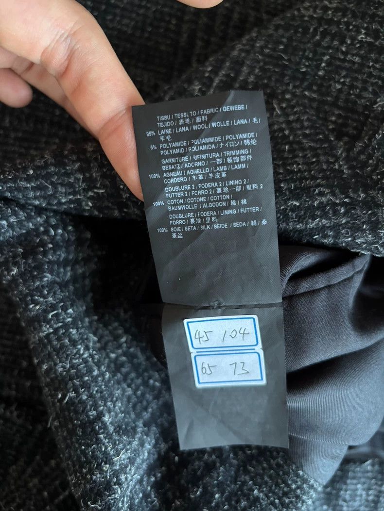 Saint Laurent Paris Saint laurent paris 16 FW black grey prince of Wales plaid Size 48R - 5 Thumbnail