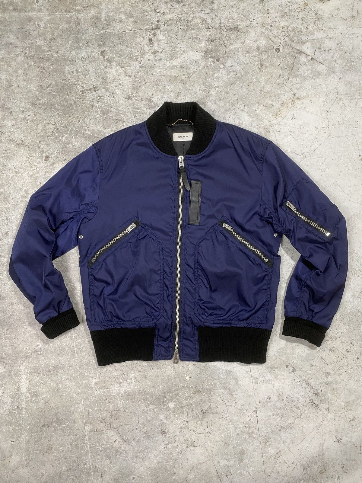 Coach × Vintage Coach navy militare sayin bomber Size US L / EU 52-54 / 3 - 1 Thumbnail