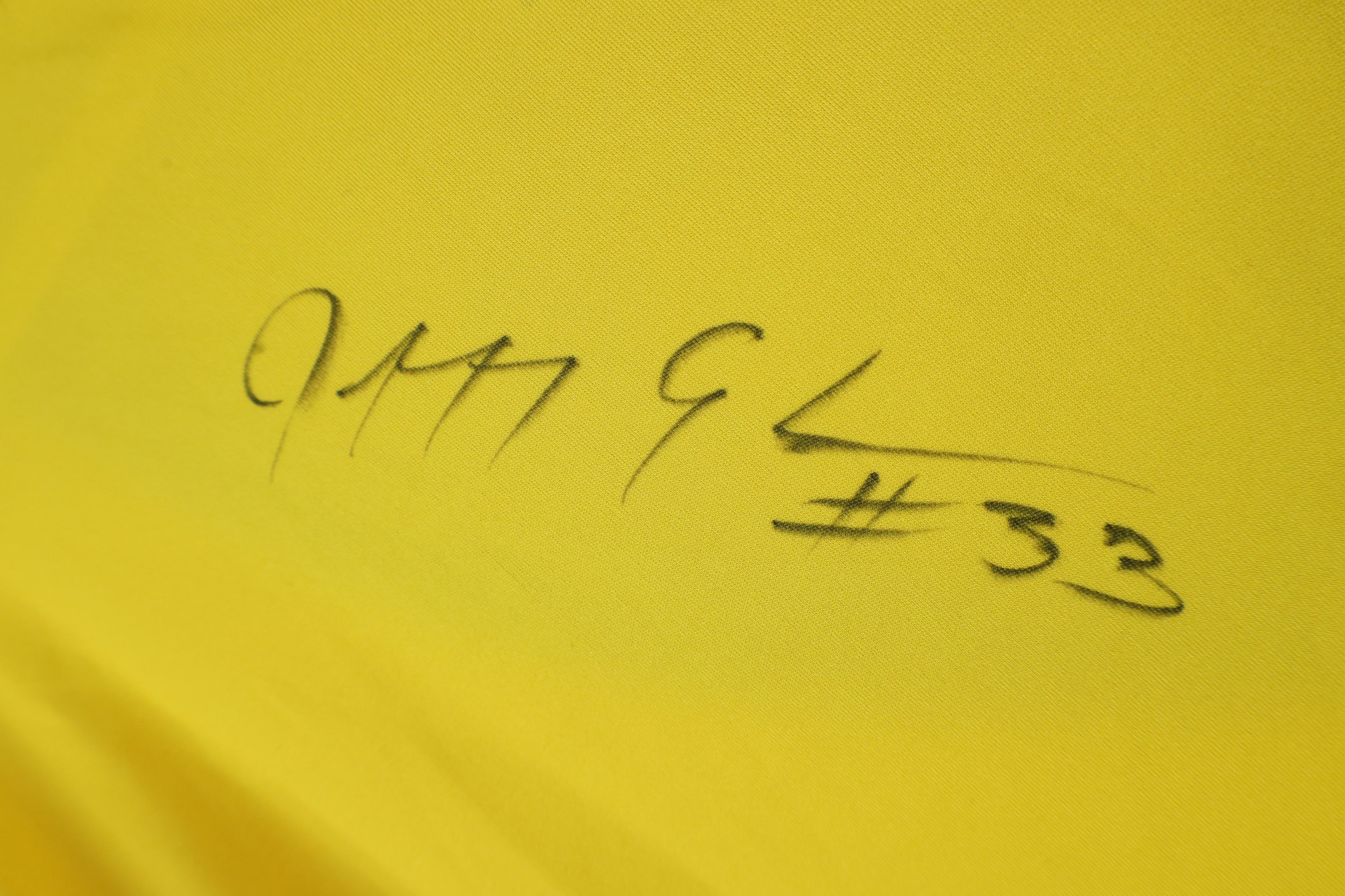 Adidas × Vintage Adidas Crew SC Soccer Football Jersey Yellow Autographed Size XL / US 12-14 / IT 48-50 - 12 Thumbnail