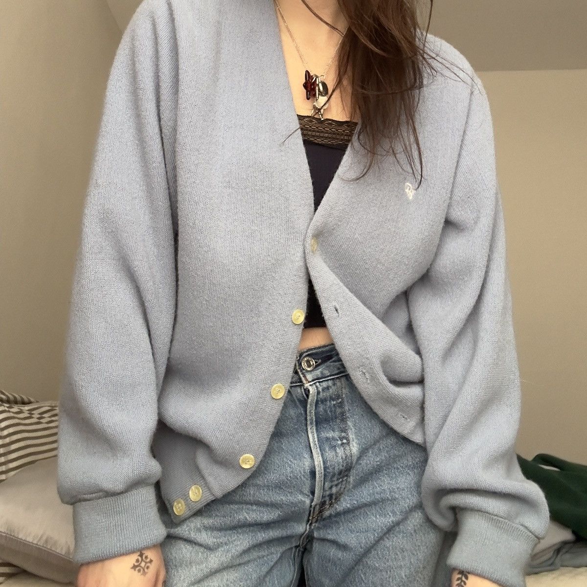 Christian Dior Monsieur Vtg Christian Dior Monsieur Cardigan Size US M / EU 48-50 / 2 - 1 Thumbnail