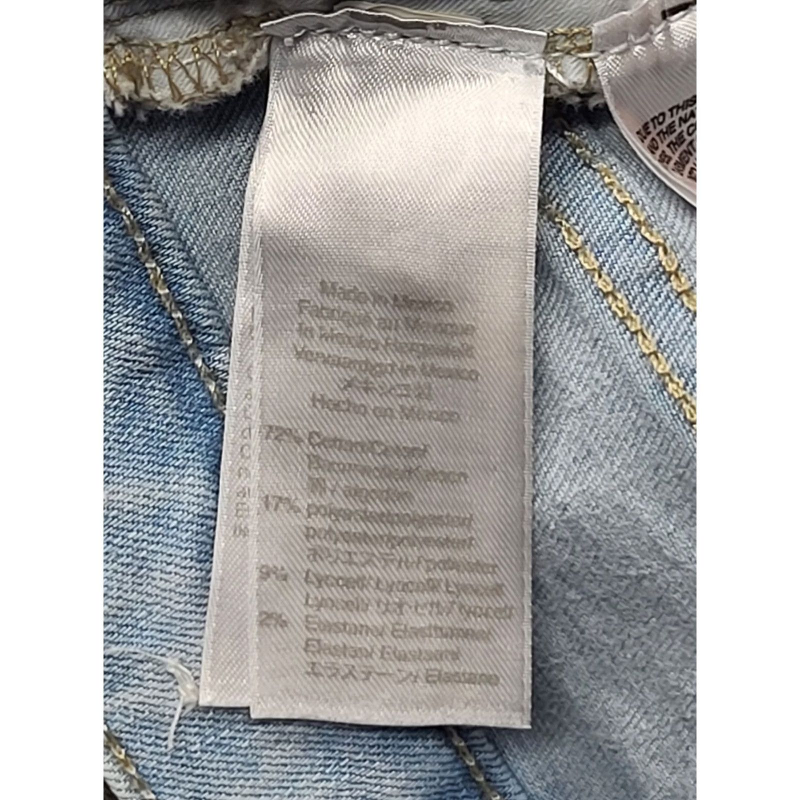 Madewell Madewell Jeans Women’s 34x27 Mid Rise Skinny Crop Distressed Stretch Denim Blue 5-Pocket Slim City Mens Womens Boys Girls Size 24" / US 00 / IT 34 - 4 Thumbnail