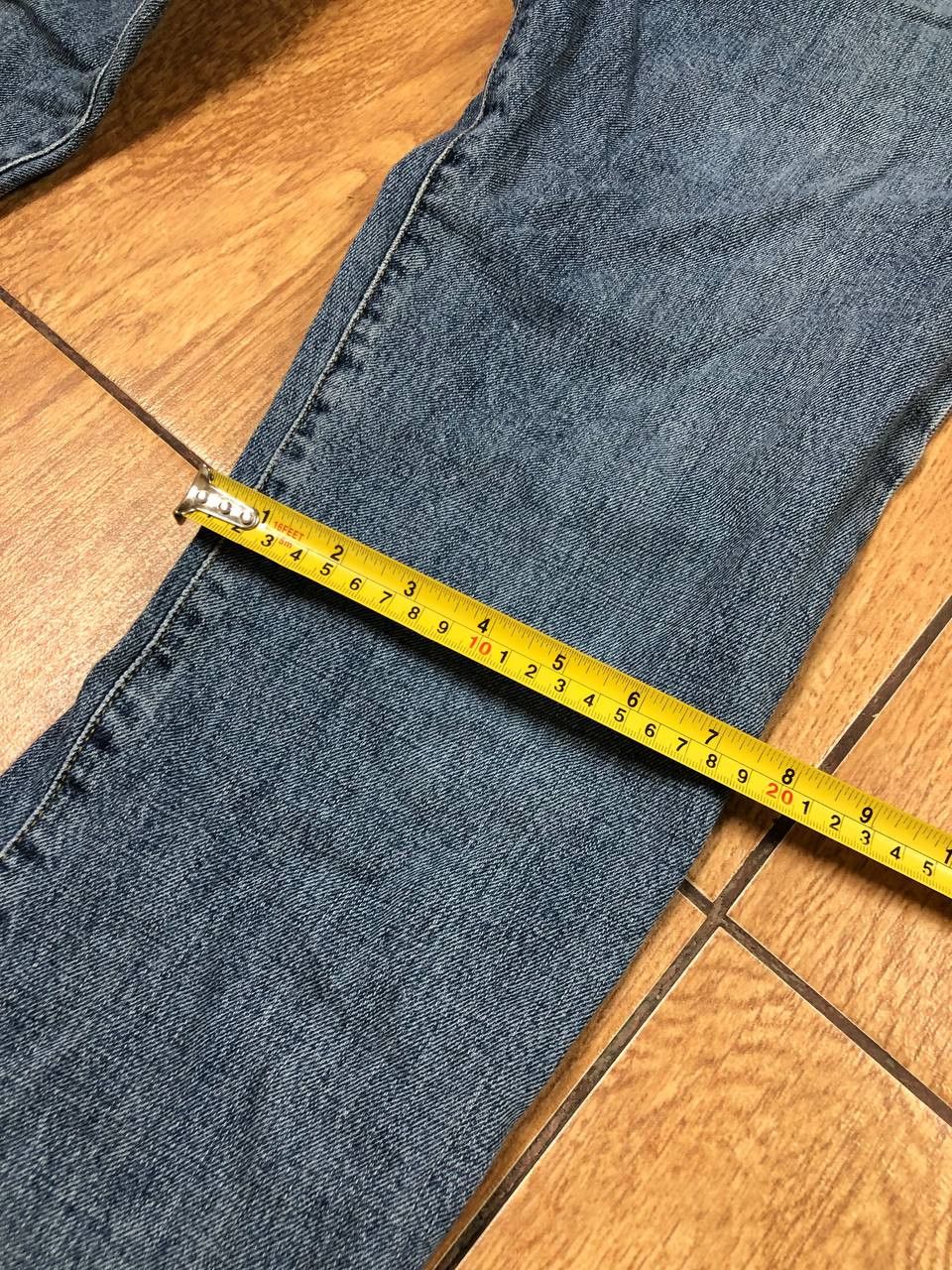 Carhartt × Japanese Brand Crazy Crash Dirty Baggy Faded Jean Japan Avant Garde Style Size US 32 / EU 48 - 6 Thumbnail